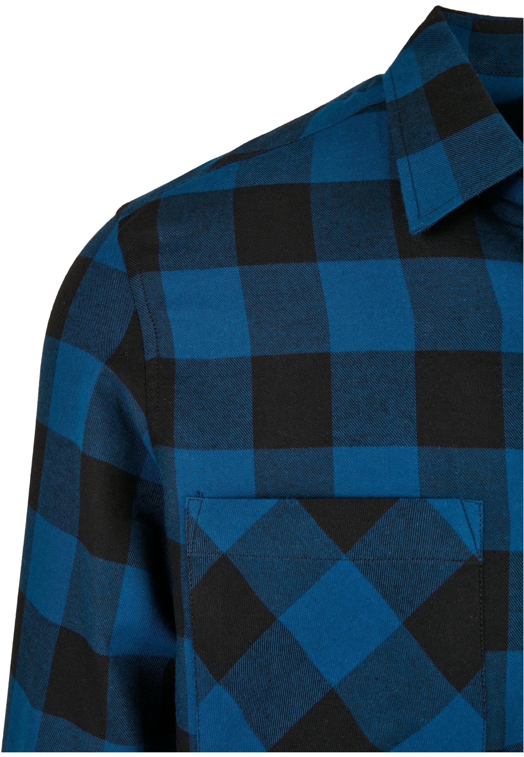 URBAN CLASSICS T-Shirt »Urban Classics Herren Checked Flanell Shirt«, (1 tlg.)