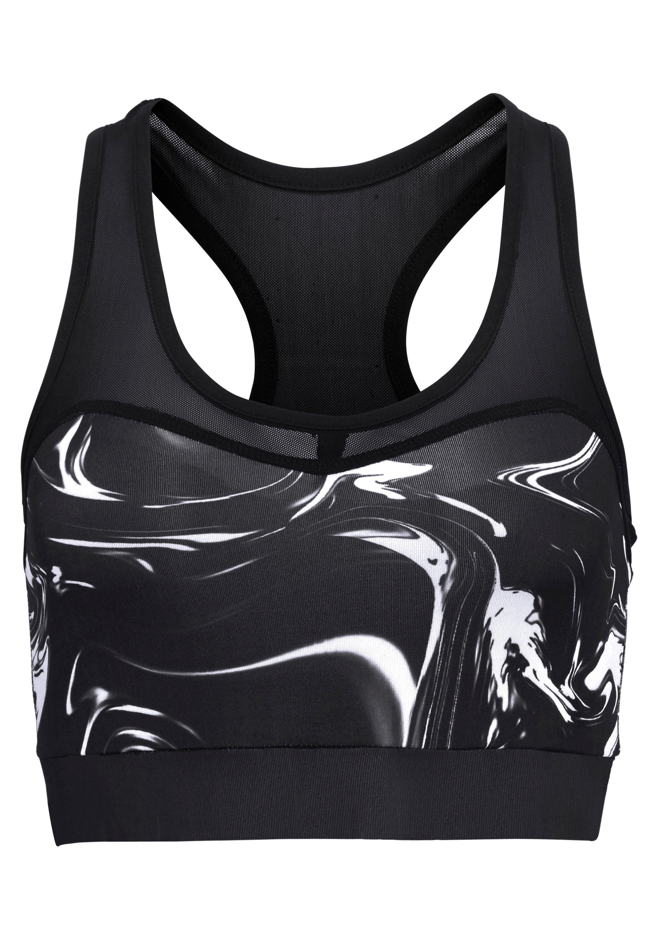 LASCANA ACTIVE Funktionsshirt "Black Marble", Sporttop mit Racerback und Me günstig online kaufen