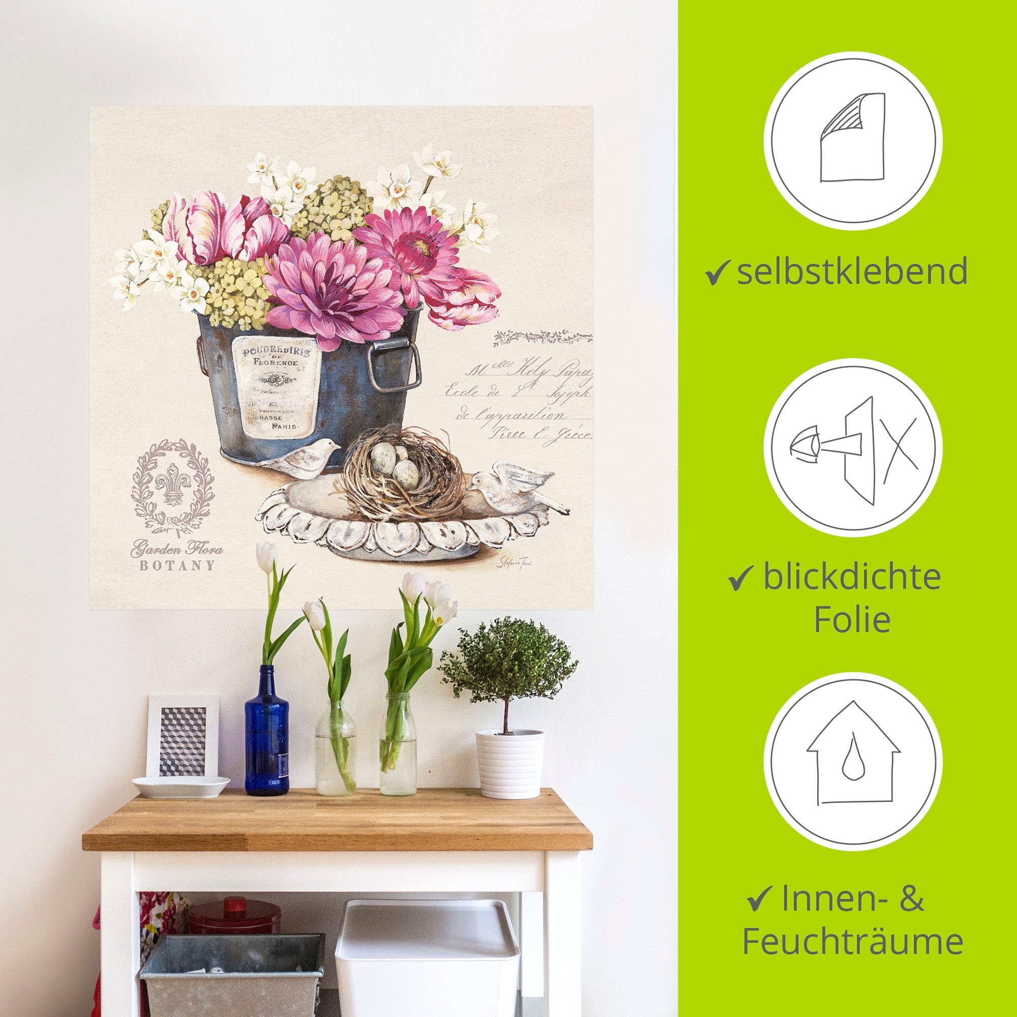 Artland Wandbild »Blumenstrauß I«, Arrangements, (1 St.), als Poster, Wandaufkleber in verschied. Größen