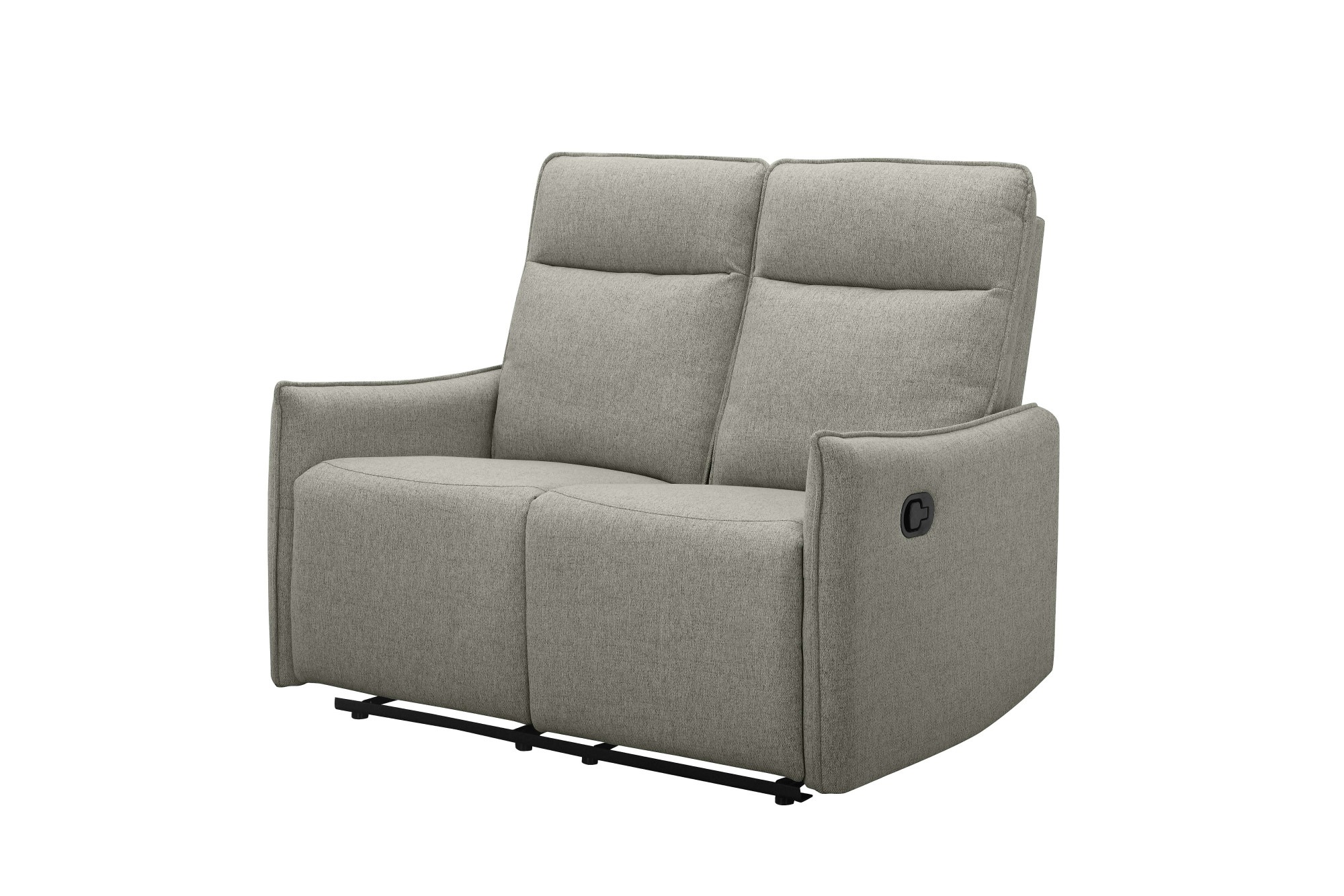 Dorel Home 2-Sitzer »Lugo, Kinosofa mit Reclinerfunktion in Kunstleder und Webstoff«, mit manueller Relaxfunktion in beiden Sitzen