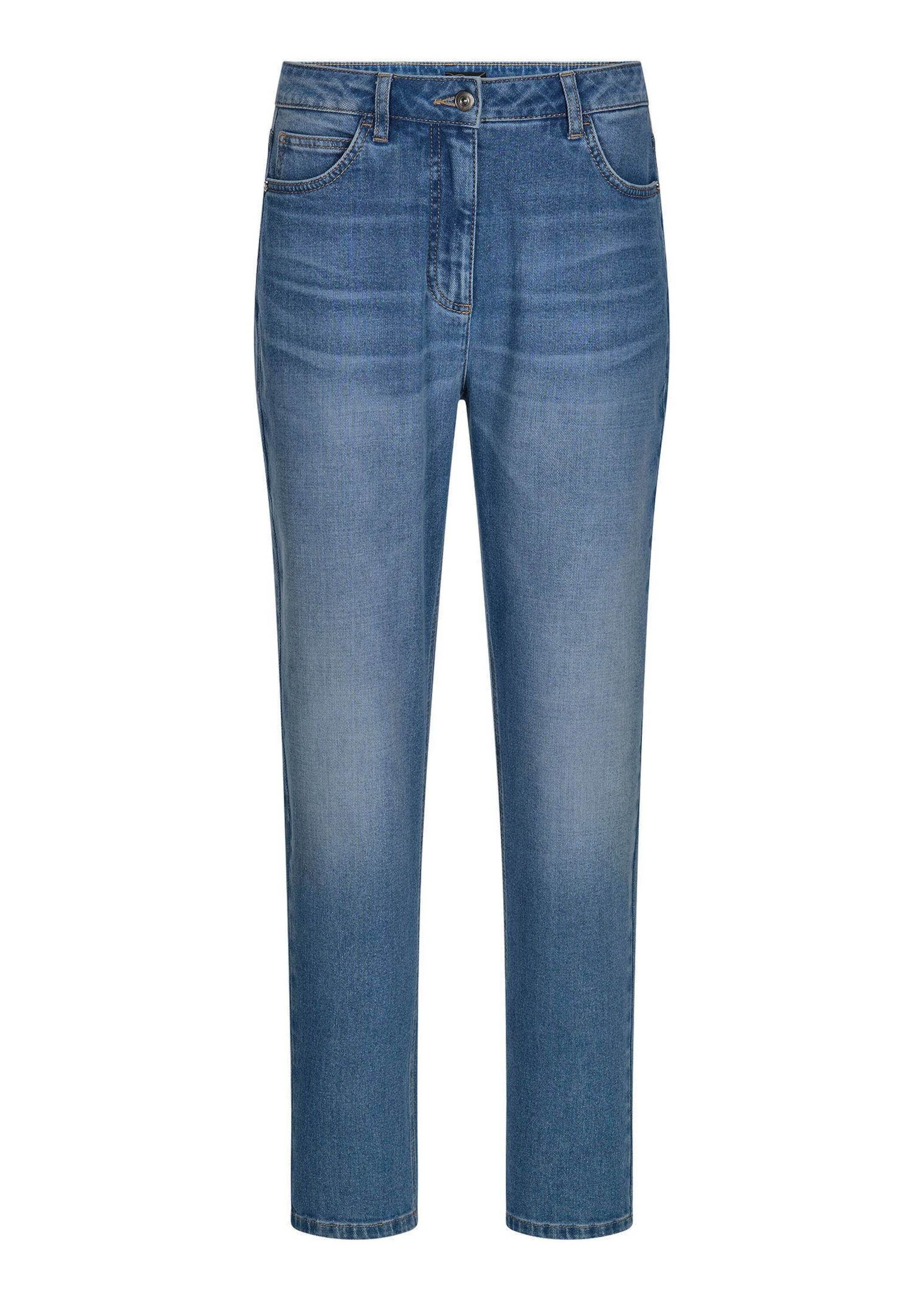 GOLDNER Regular-fit-Jeans »Kurzgröße Baumwoll-Stretch Mom Jeans SARA« stretchbequeme Quälität