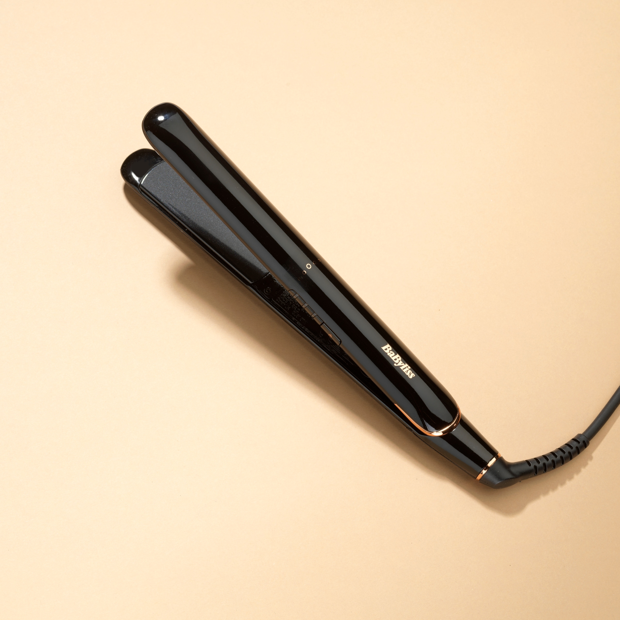 BaByliss Glätteisen »Smooth Finish 230 Glätteisen Profi-Haarglätter, ST250E« Titan-Keramik-Beschichtung, 3 Temperaturstufen bis zu 230°C