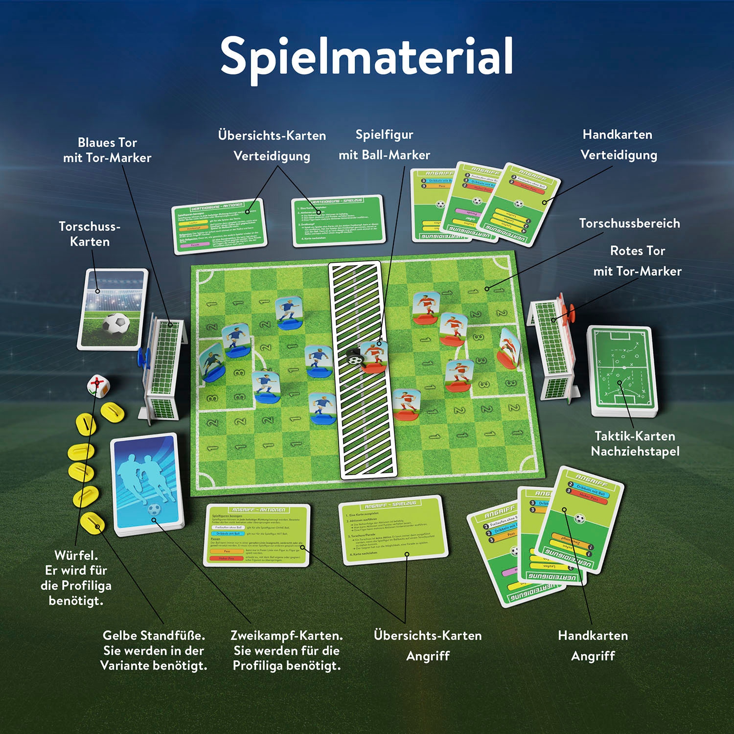 Kosmos Spiel »Kicker Fußball-Duell«, Made in Europe