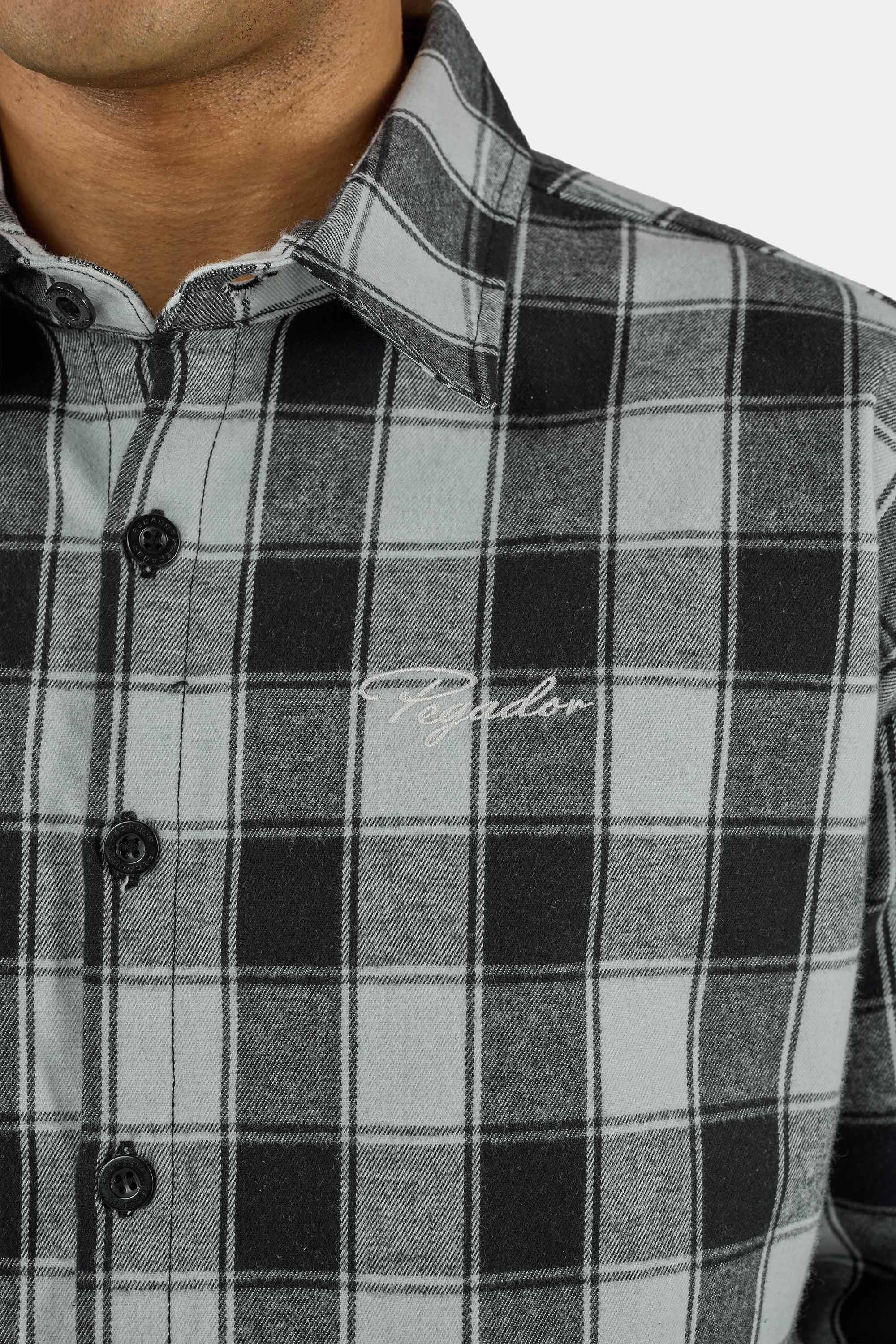 PEGADOR Langarmhemd »Bevill Flannel Shirt« Baumwolle, regular fit