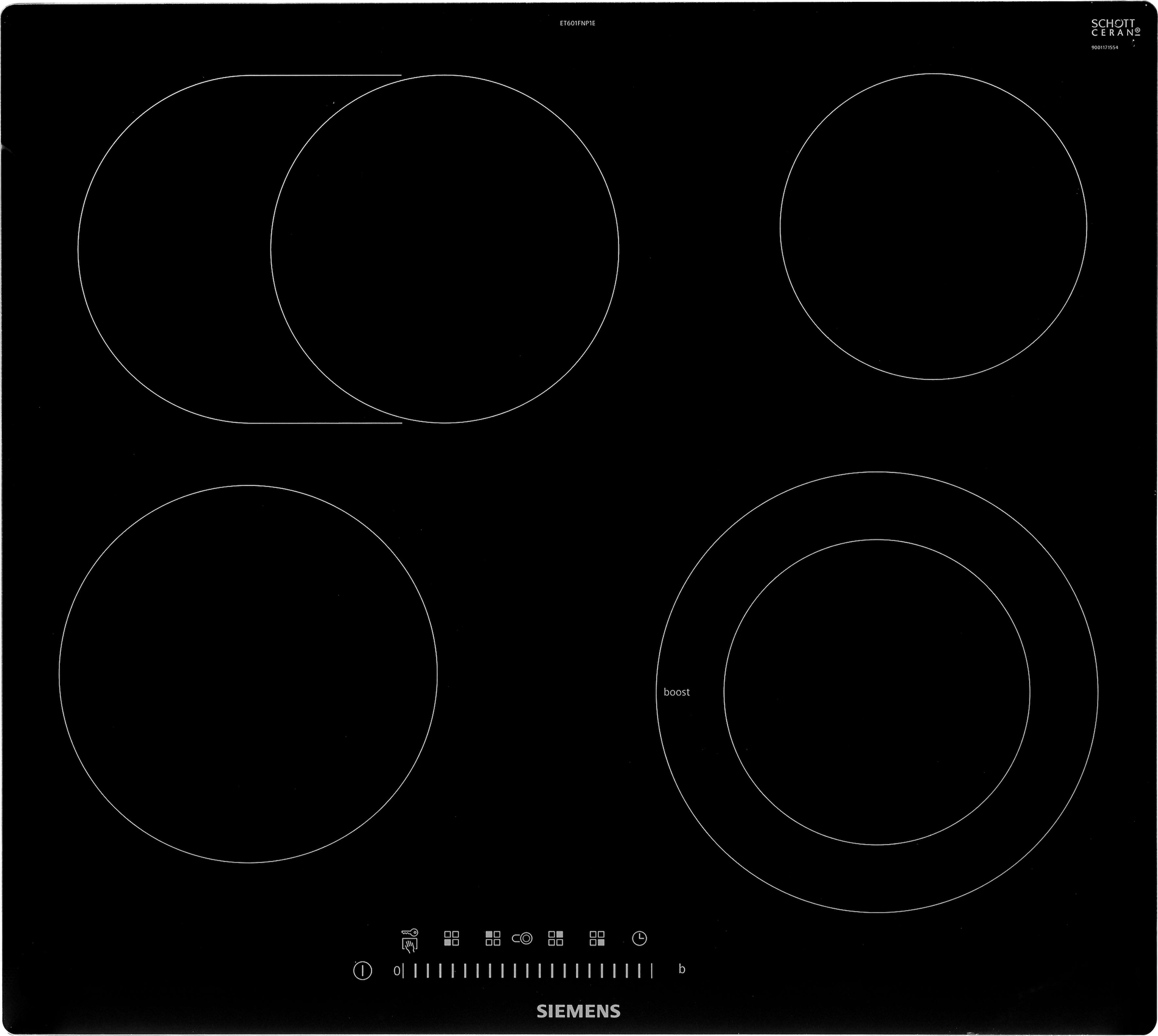 SIEMENS Elektro-Kochfeld von SCHOTT CERAN® »ET601FNP1E«, ET601FNP1E online  kaufen | BAUR
