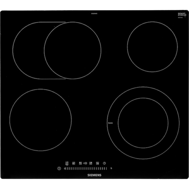 SIEMENS Elektro-Kochfeld von SCHOTT CERAN® »ET601FNP1E«, ET601FNP1E online  kaufen | BAUR