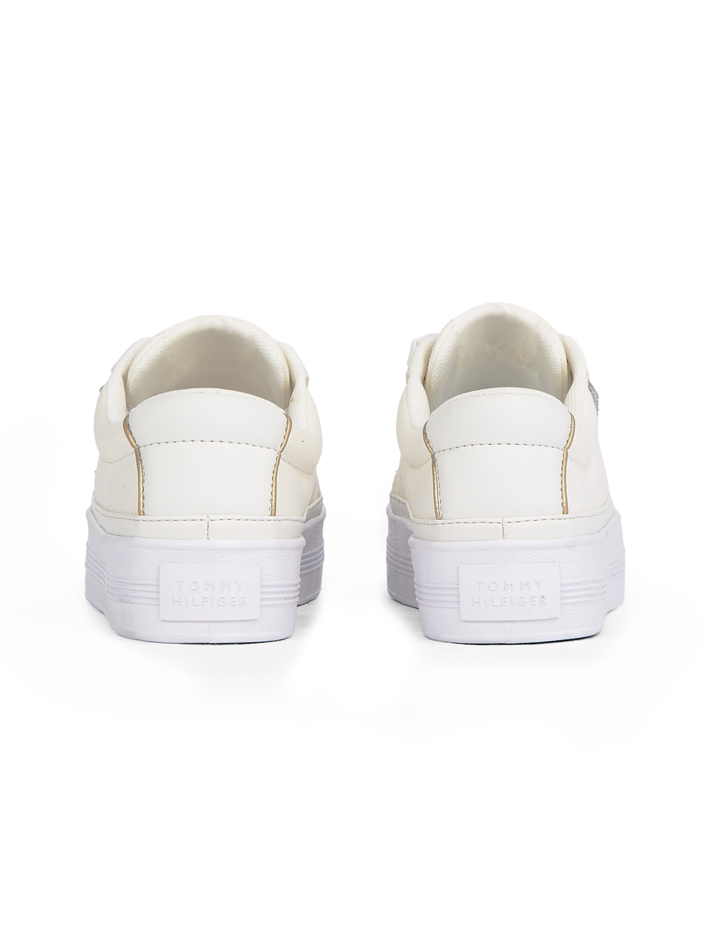 Thumbnail - Tommy Hilfiger "ESSENTIAL VULC TEXTILE SNEAKER", Freizeitschuh, Halbschuh, Schnürschuh mit goldfarbenen Details