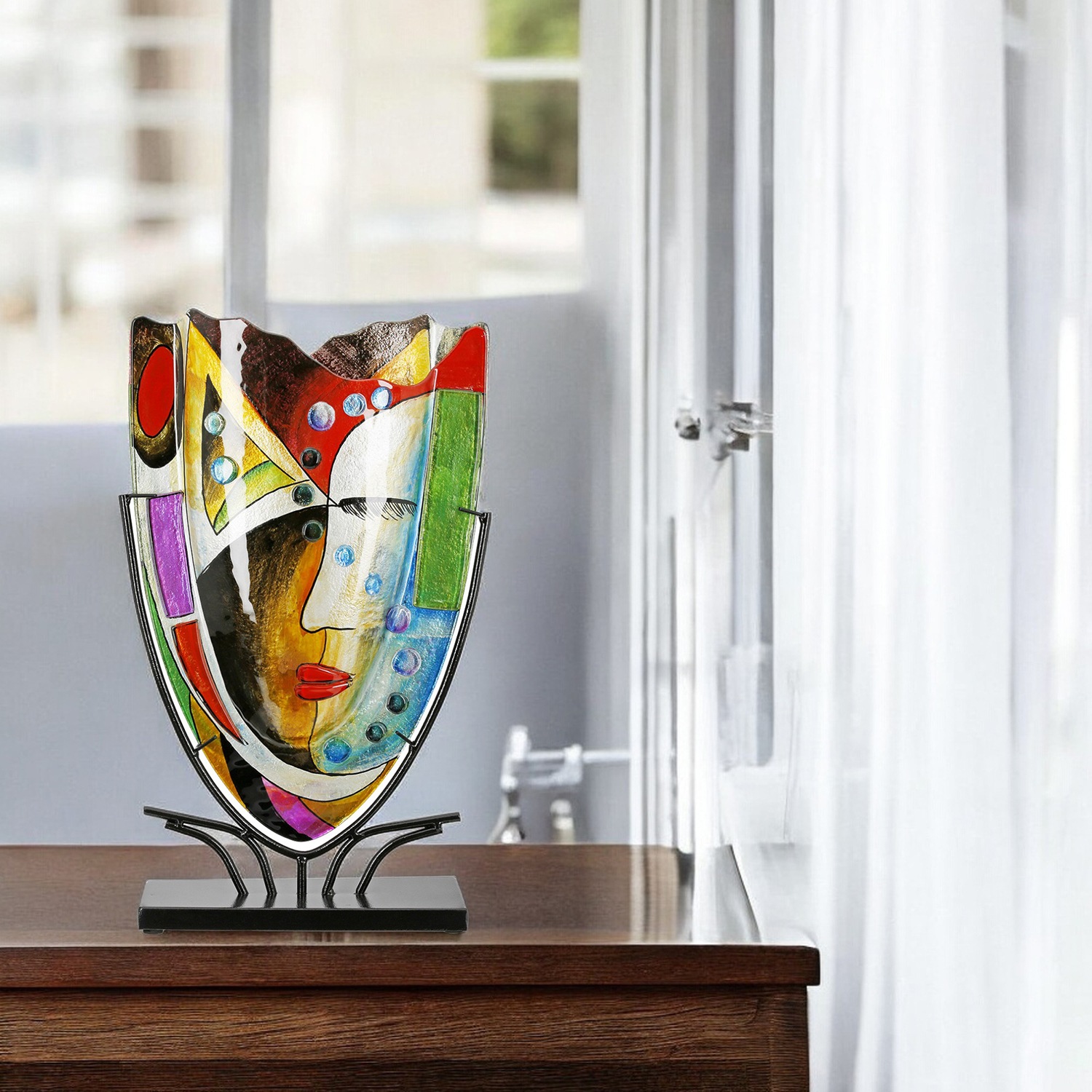 Casablanca by Gilde Bodenvase "Gesichtsvase Veronique, H.49 cm", (1 St.) günstig online kaufen