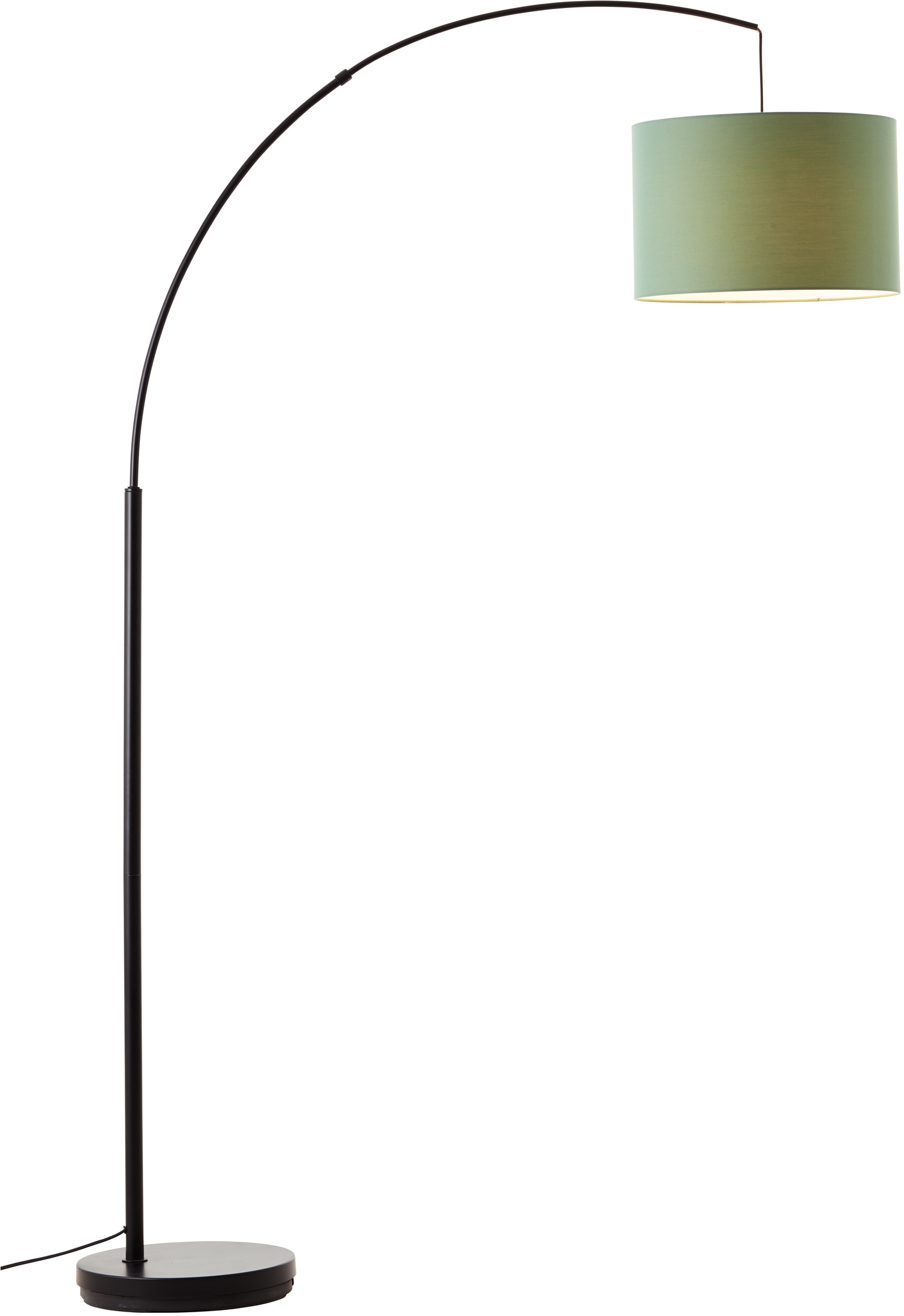 Places of Style Stehlampe »Elijah«, Bogenlampe Stoff 1 | Ø BAUR Textilschirm bestellen 36cm flammig-flammig
