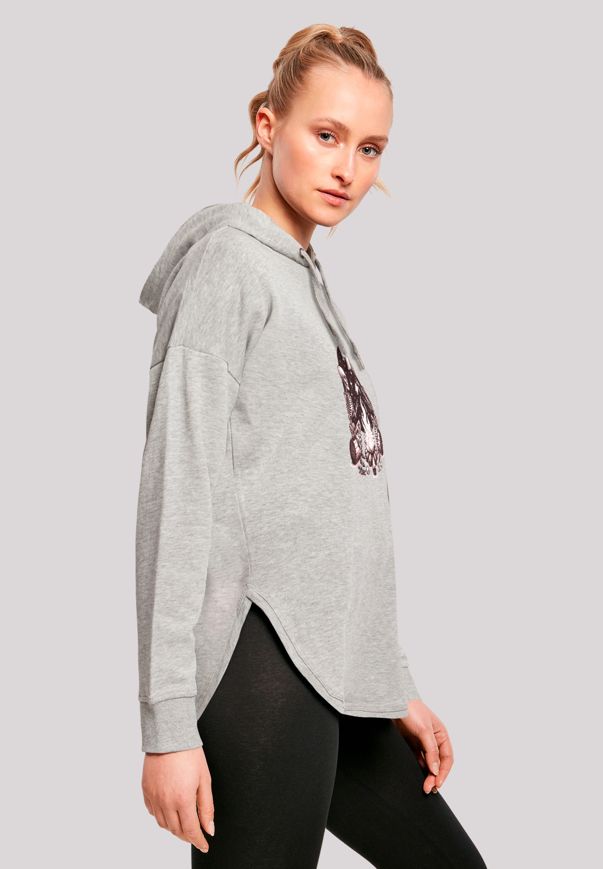 F4NT4STIC Kapuzenpullover »Skelette Lagerfeuer Marshmallow«, Premium Qualität