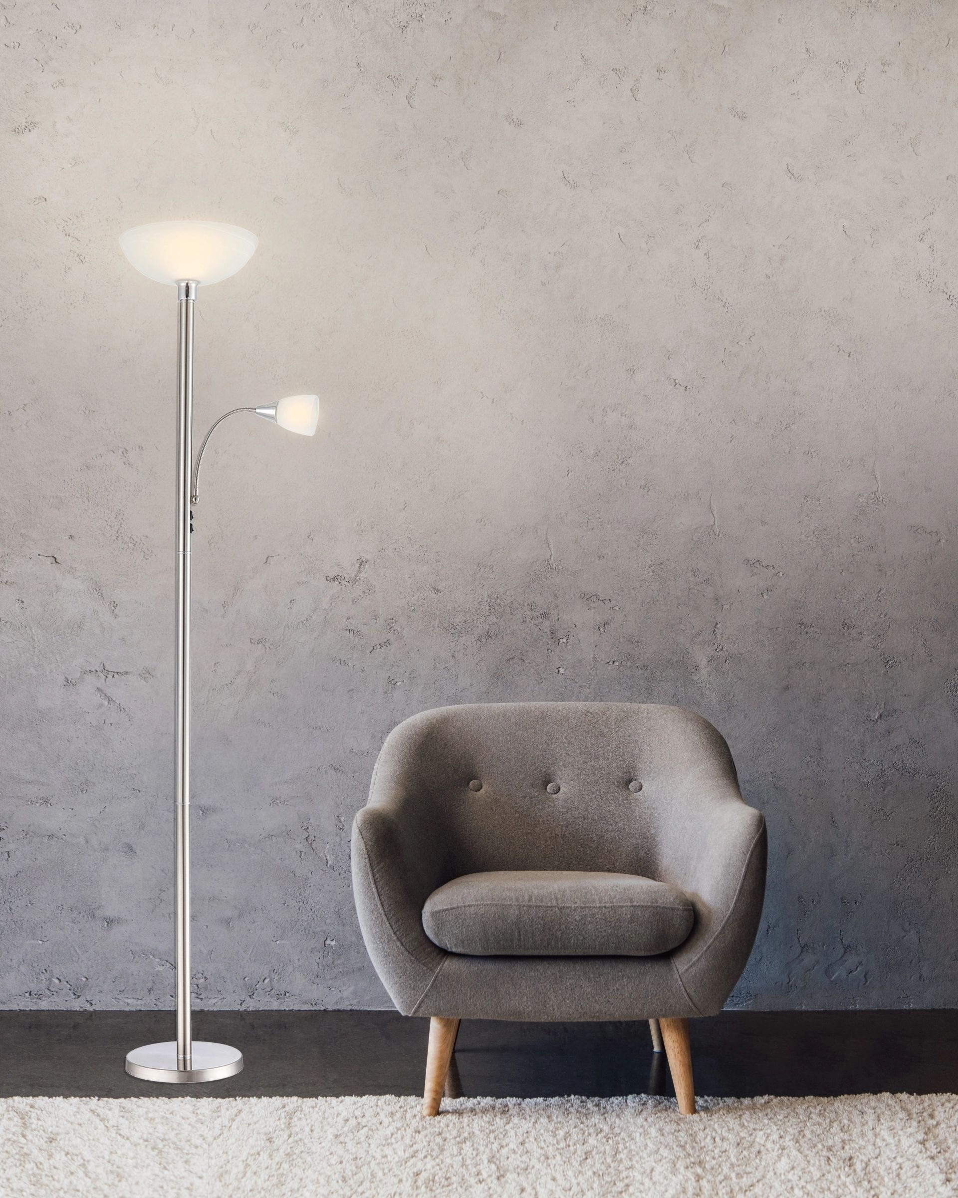 GLOBO LIGHTING Stehlampe »BLADE«, Leuchtmittel E27 | LED wechselbar