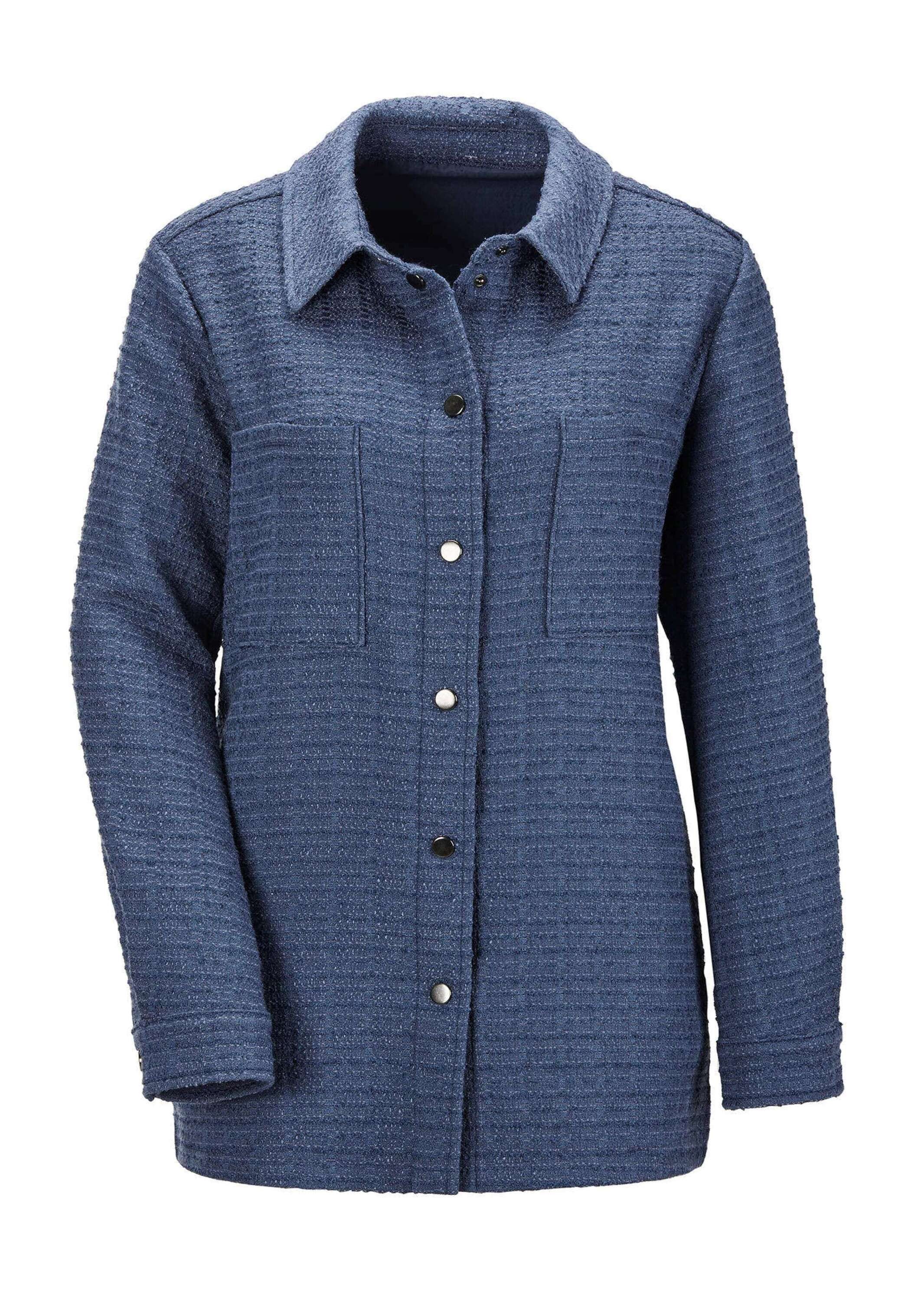 GOLDNER Hemdbluse "Kurzgröße Hemdjacke" Seitennahtschlitze günstig online kaufen