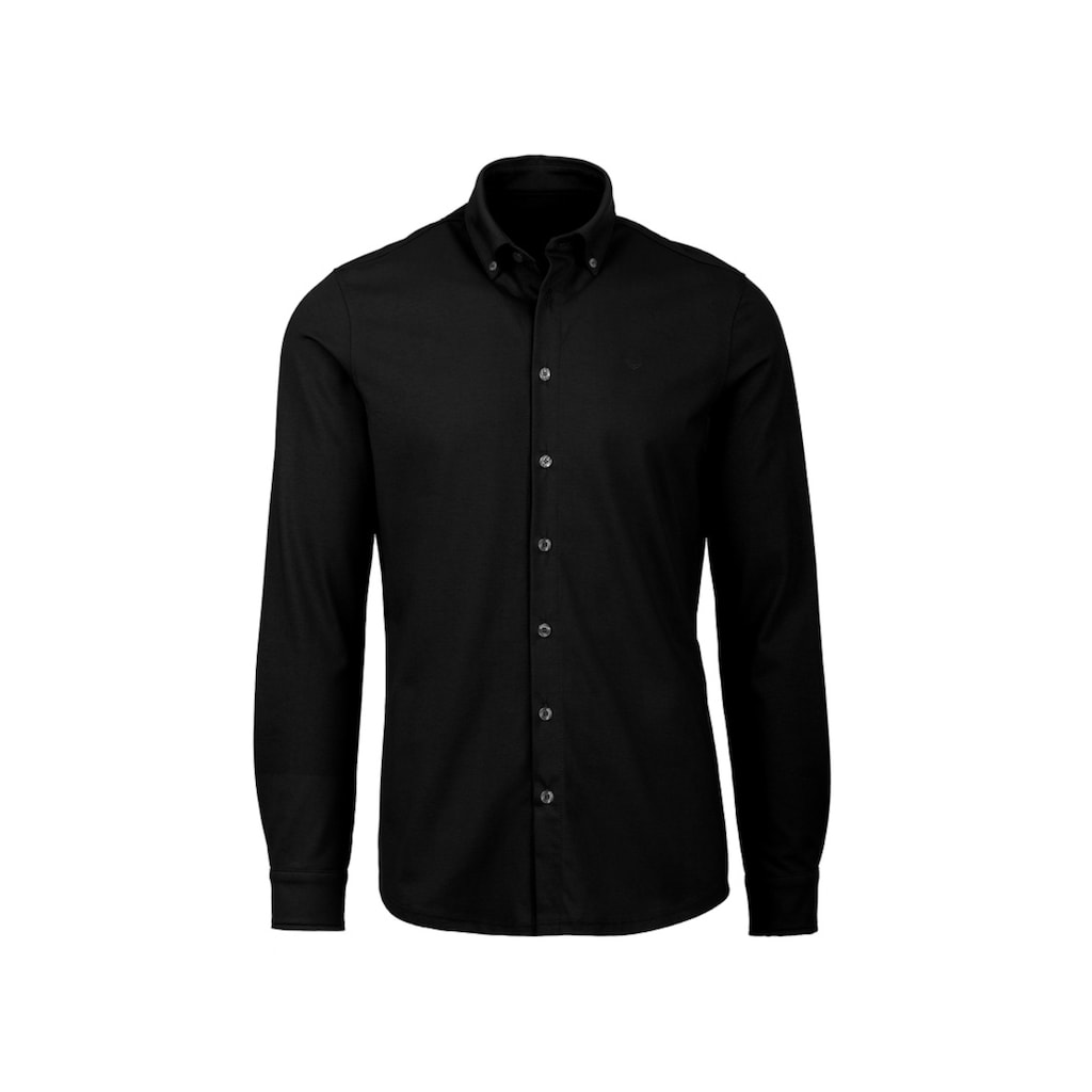 Trigema Poloshirt »TRIGEMA Business-Hemd aus DELUXE-Single-Jersey«, (1 tlg.)