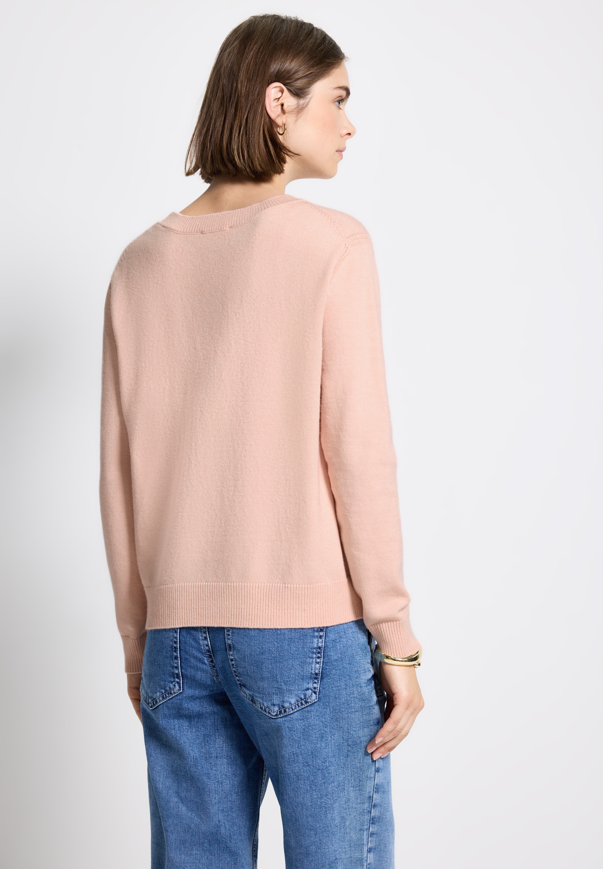 STREET ONE STUDIO Strickpullover, aus softem Materialmix günstig online kaufen
