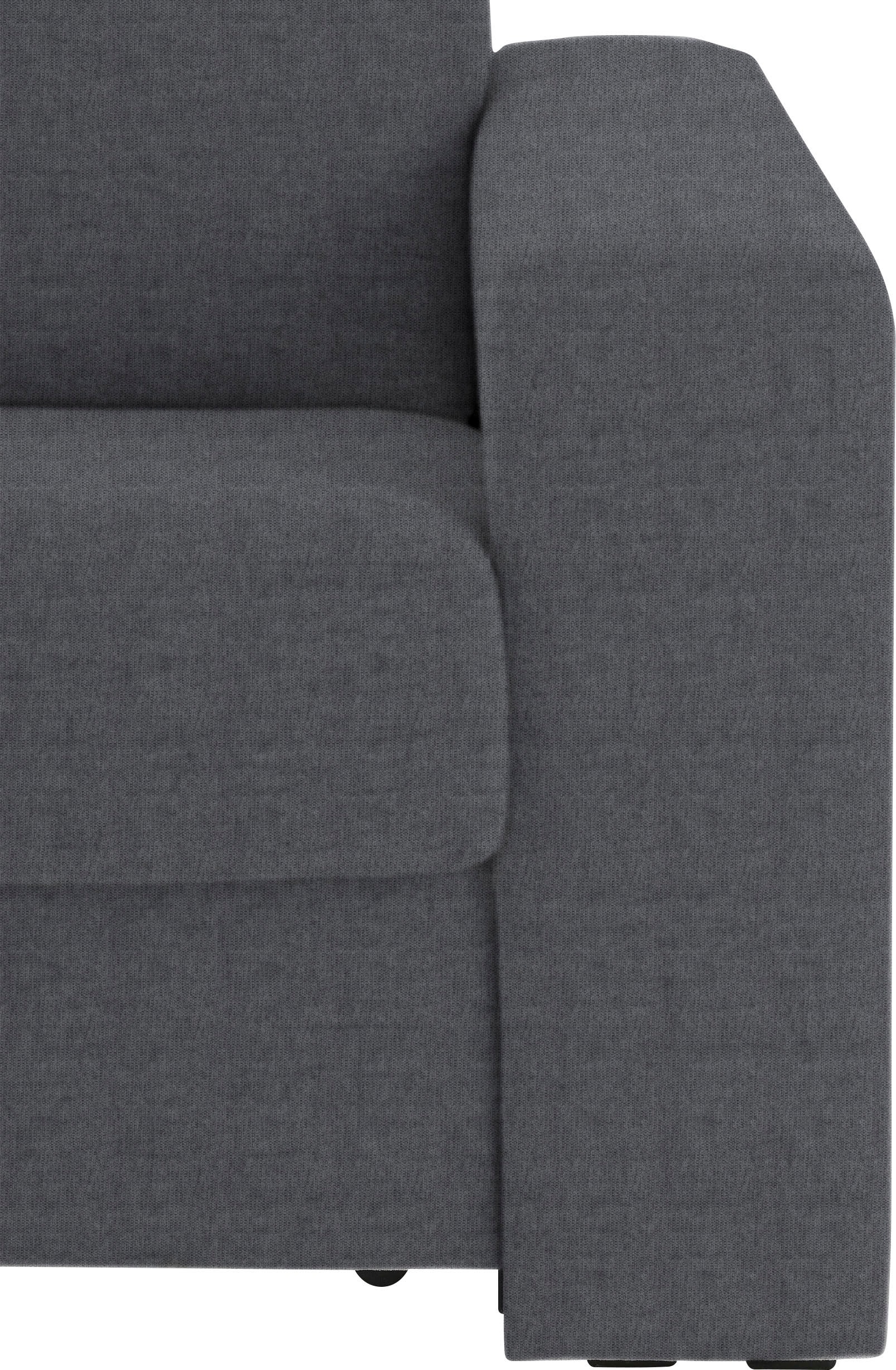 Home affaire Schlafsofa »Roma Matratzenhöhe 14 cm«, Dauerschlaffunktion, mit Unterfederung, Lattenrost, Matratze