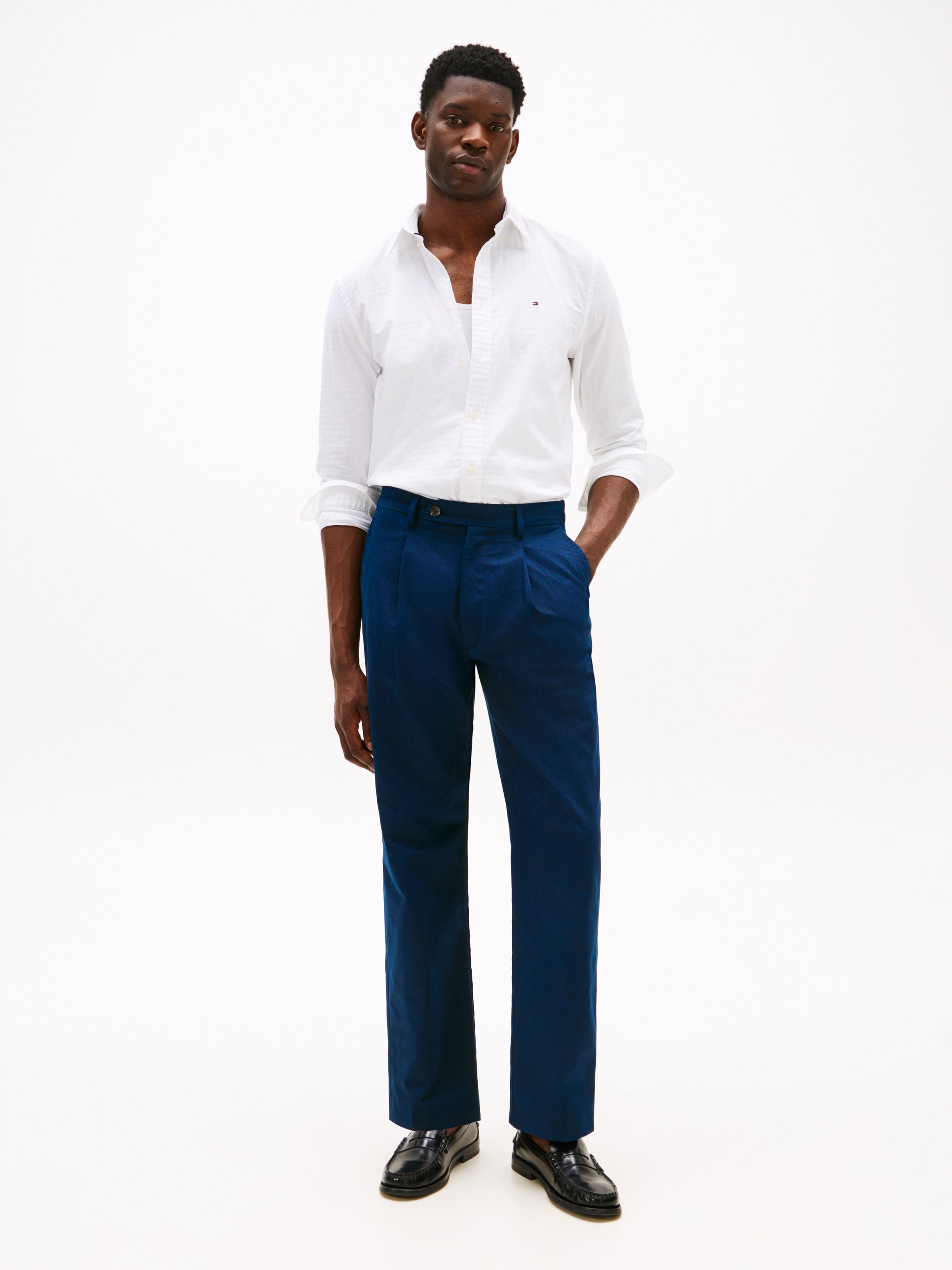 Tommy Hilfiger Langarmhemd »DOBBY STRUCTURE RF SHIRT«