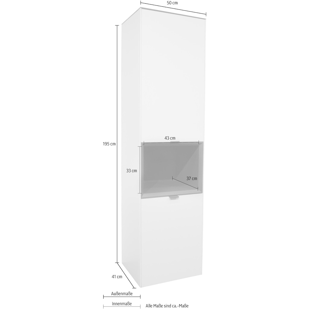 Mäusbacher Stauraumvitrine »Micelli«, Höhe 195 cm