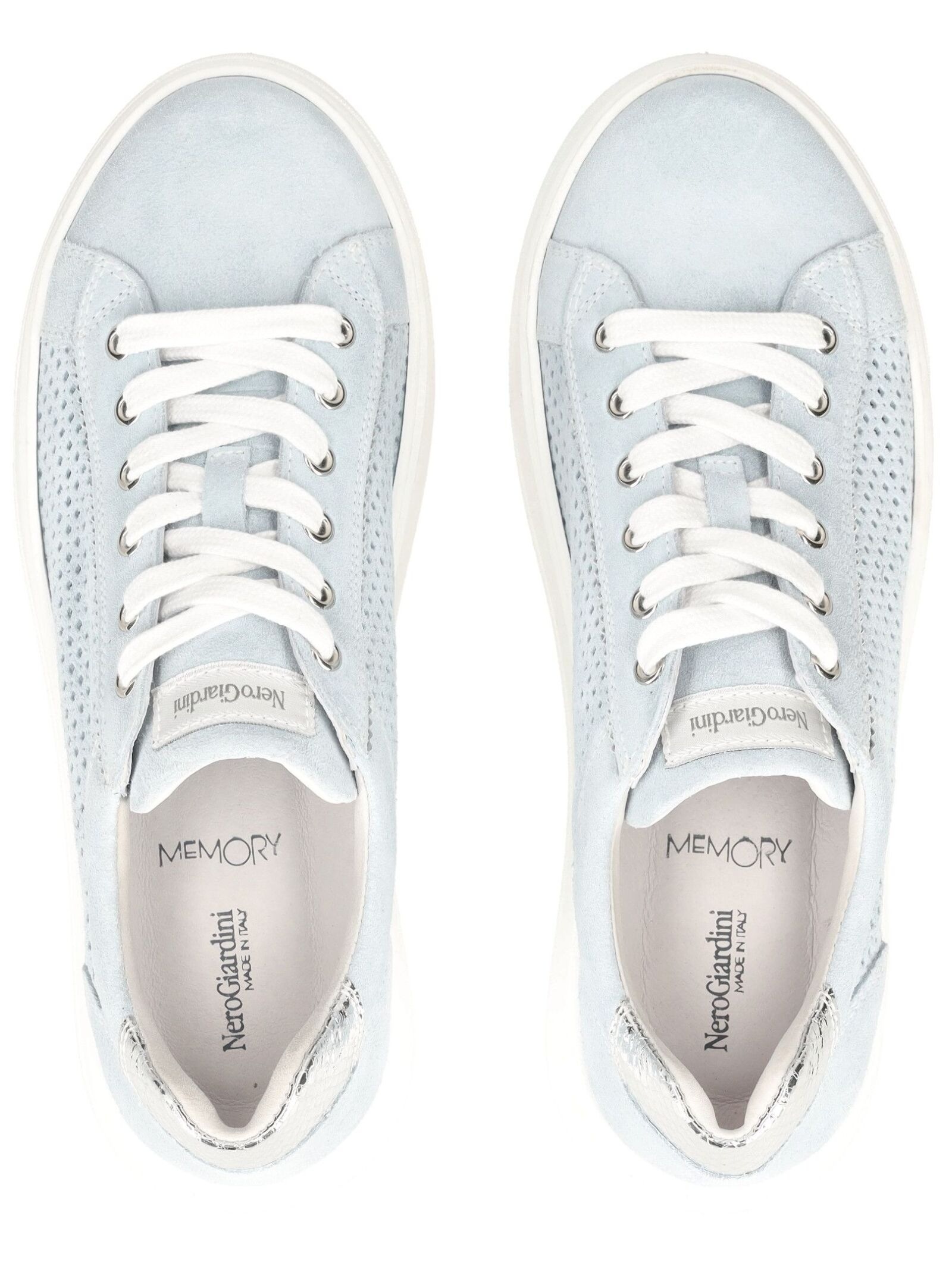 Nero Giardini Women's Sneaker Light Blue 40 6
