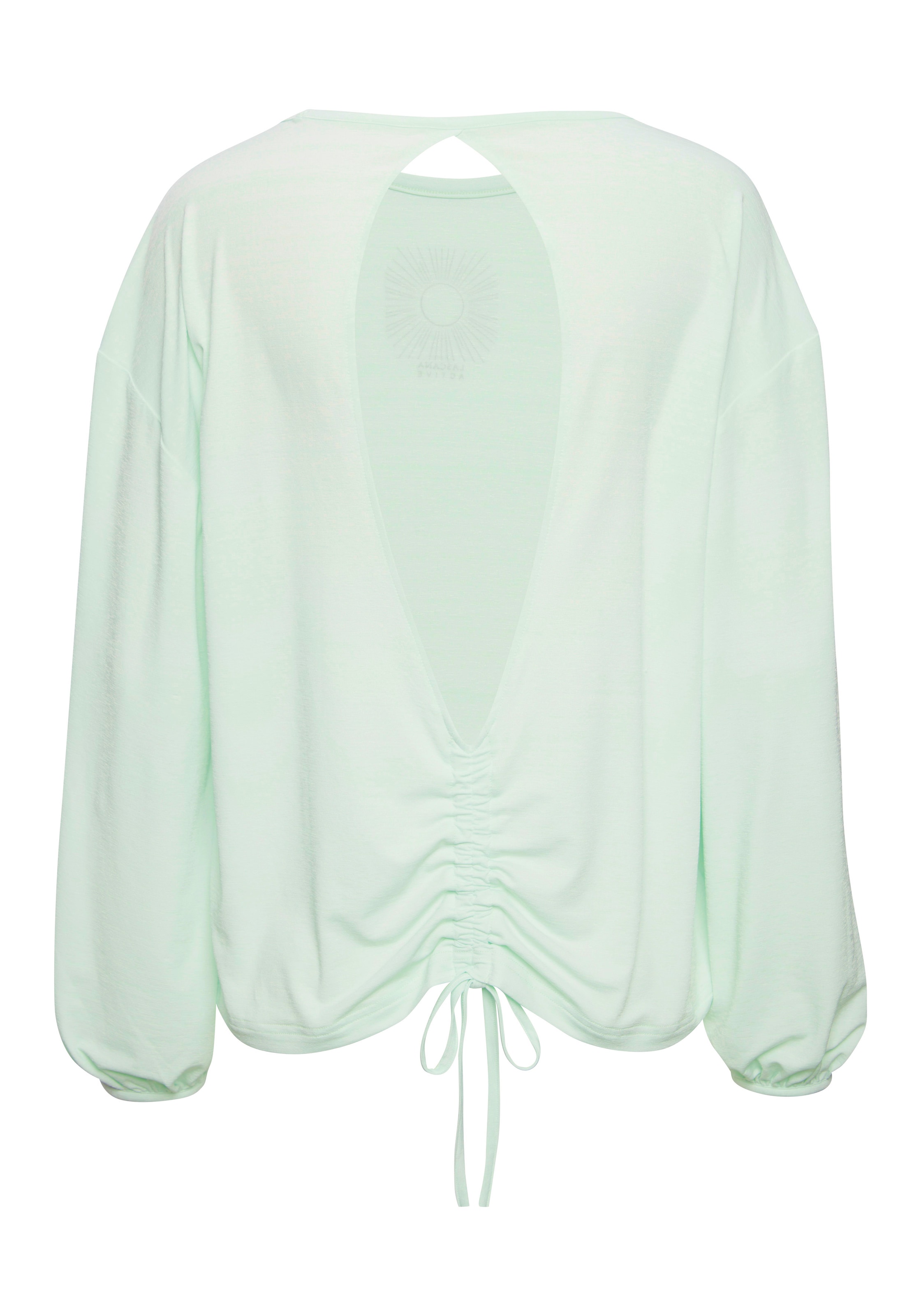 LASCANA ACTIVE Langarmshirt mit Rückenausschnitt