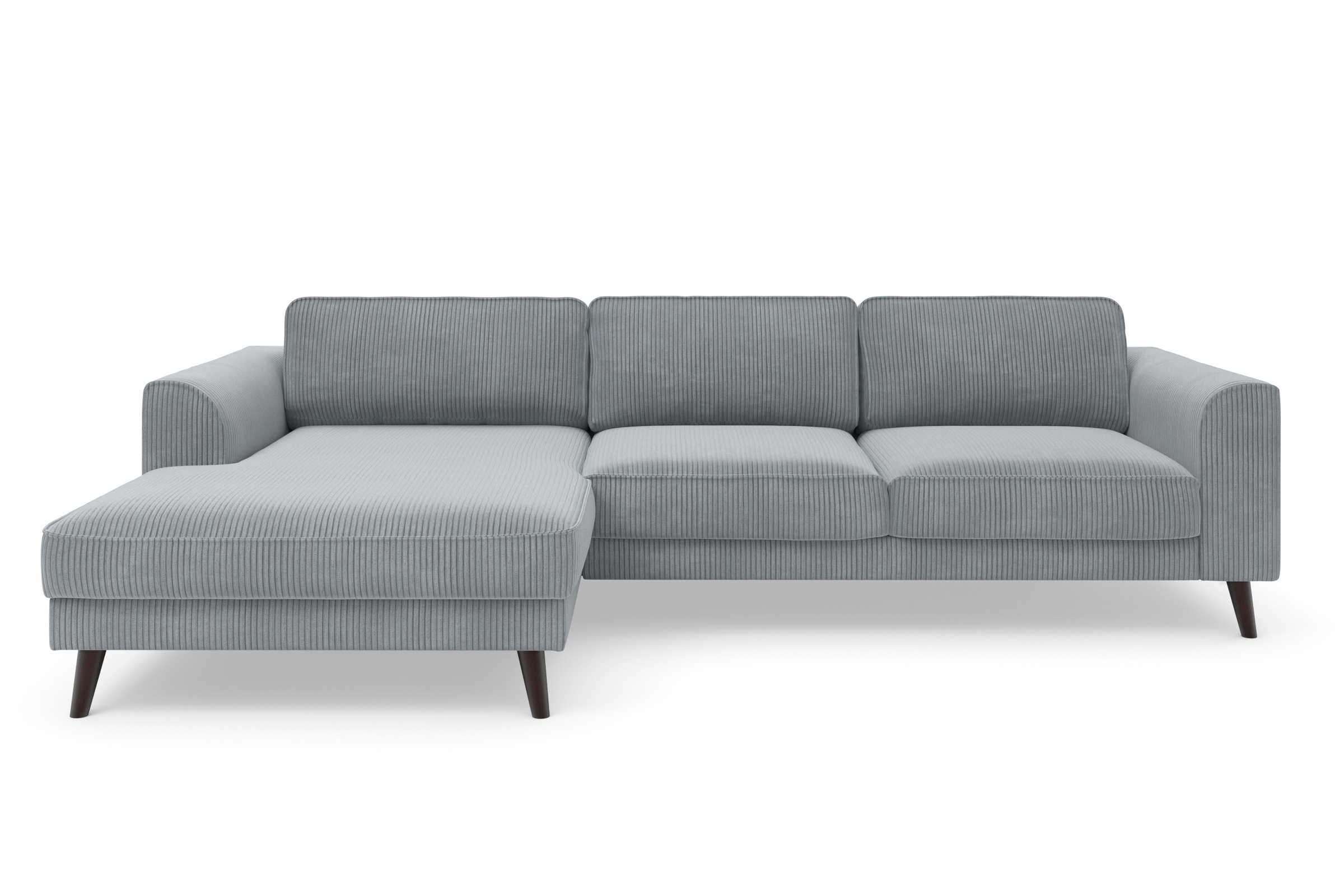 TRENDMANUFAKTUR Ecksofa »Lumber Jack, elegantes Designsofa, zeitlos modern, hoher Sitzkomfort«, wahlweise mit Bettfunktion u. Bettkasten, L-Form