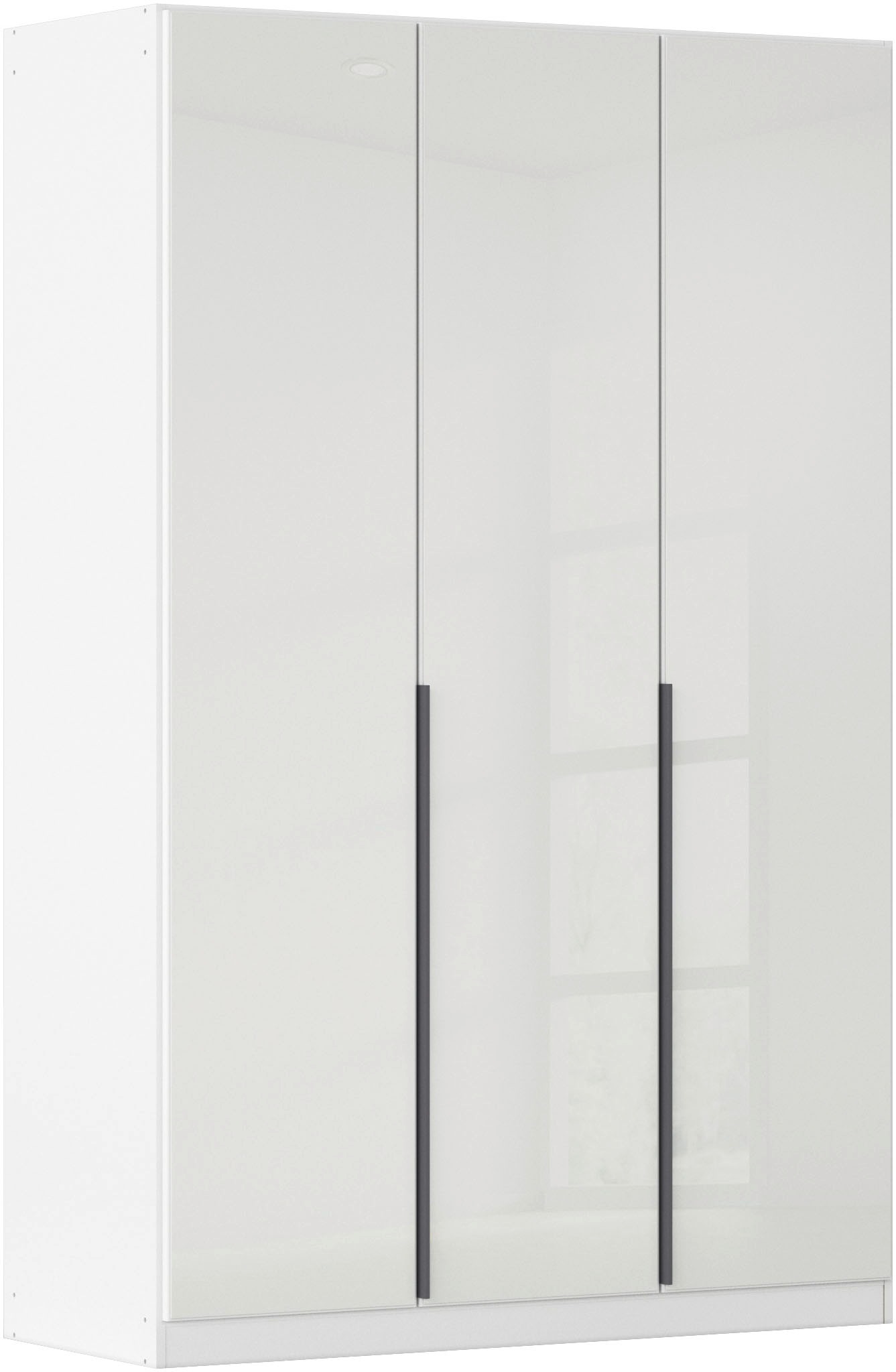 OTTO home Drehtürenschrank "Kleiderschrank Kleiderschränke Schrank Garderobe AGORDO mit Glasfront" in zwei Griff-Farben, Breiten 91-405 cm, durchdachte Innenausstattung, in 8 Breiten und 2 Höhen MADE IN GERMANY