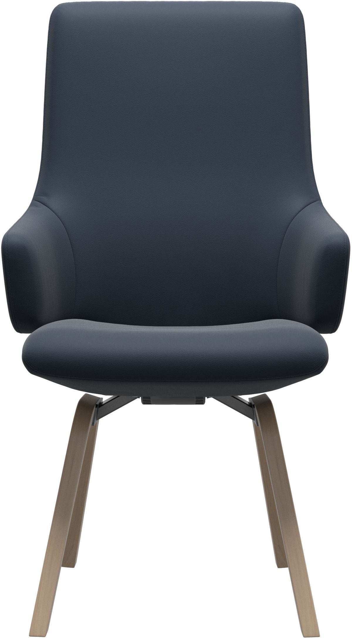 Thumbnail - Stressless Polsterstuhl "Laurel" () High Back mit Armlehne, Größe L, mit schräggestellten Beinen