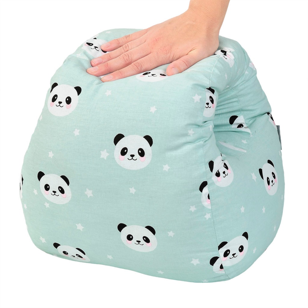 SEI Design Stillkissen »Panda-Mint«, (1 tlg.)