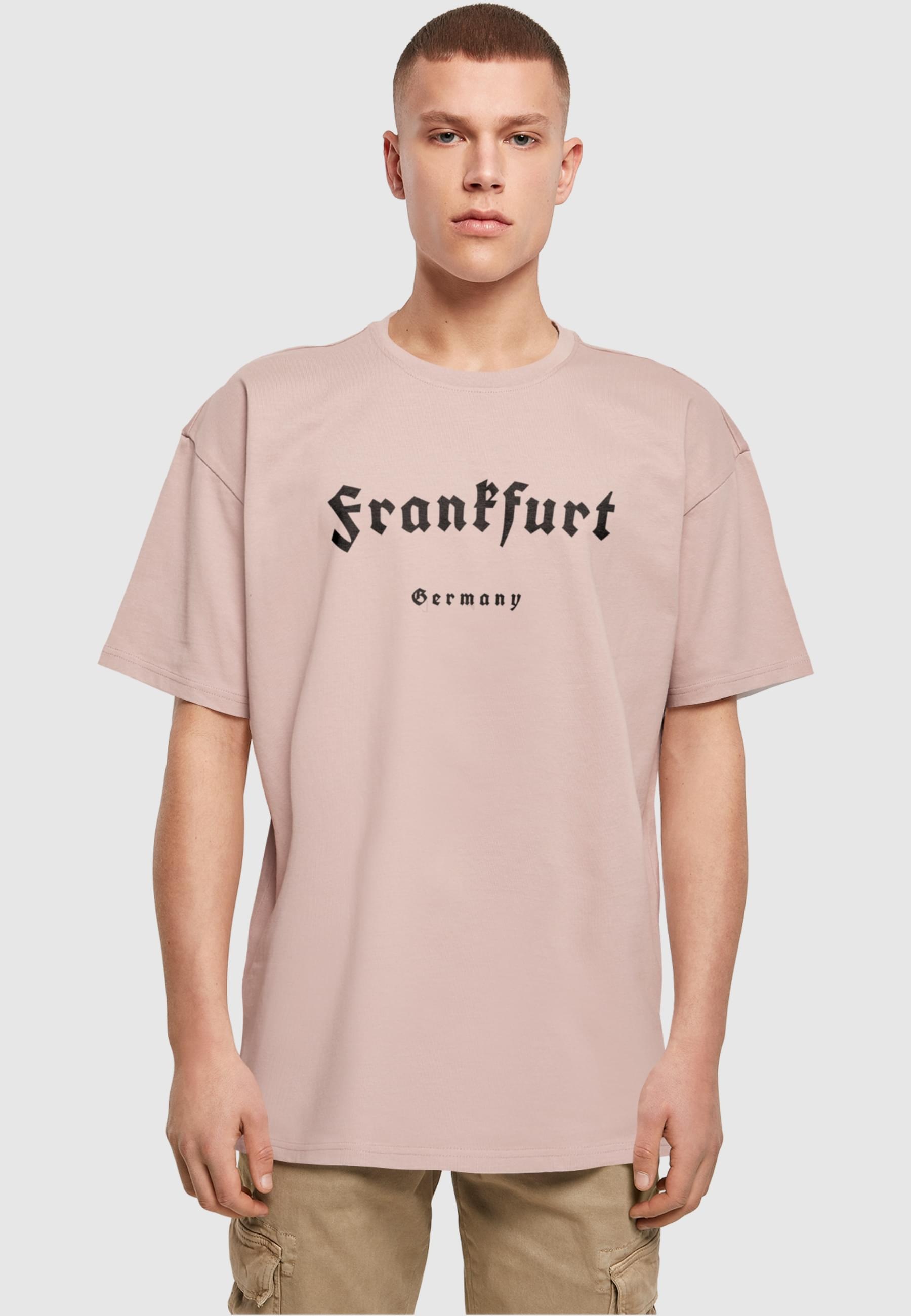 Merchcode T-Shirt »Merchcode Herren Frankfurt Heavy Oversize Tee-BY102«, (1 tlg.)