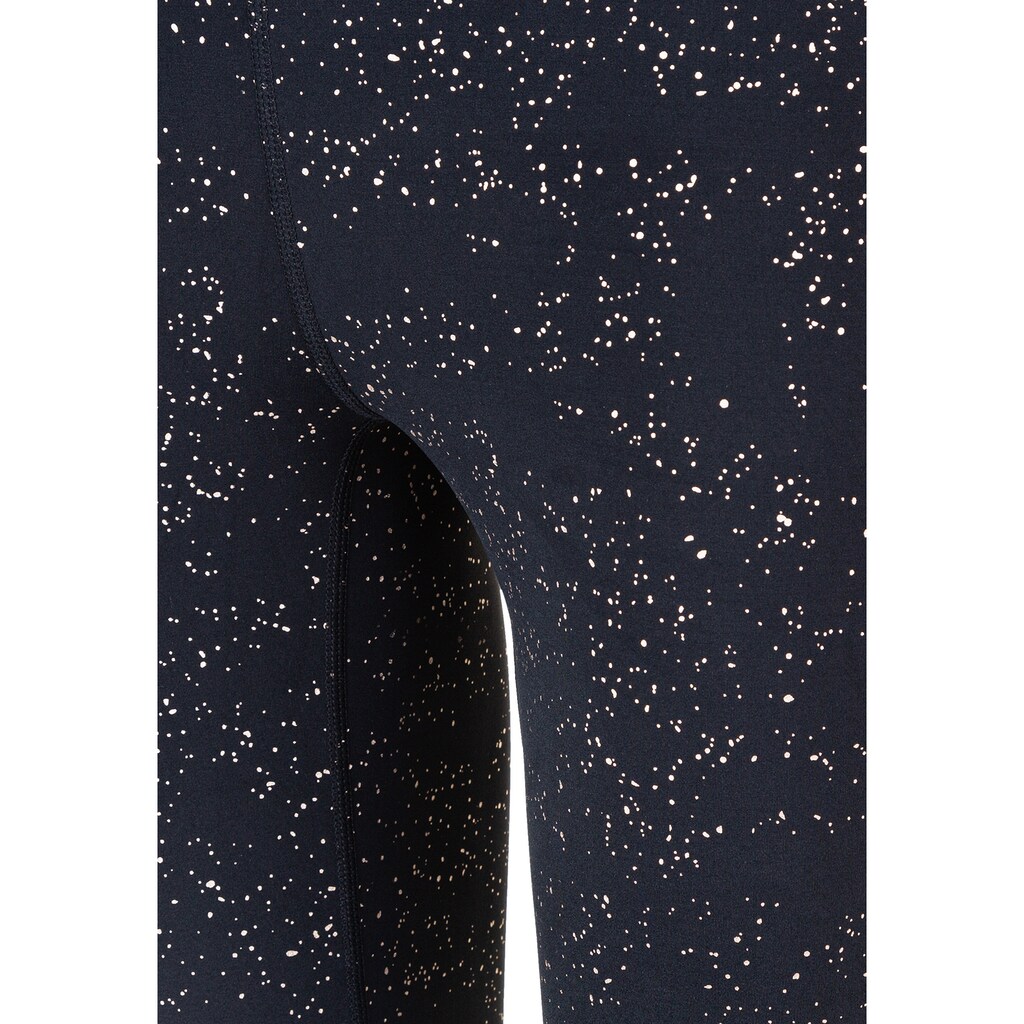 Marken ENDURANCE ENDURANCE Lauftights »Kambelly«, mit leichter Kompression schwarz-goldfarben Marken ENDURANCE ENDURANCE Lauftights »Kambelly«, mit leichter Kompression schwarz-goldfarben