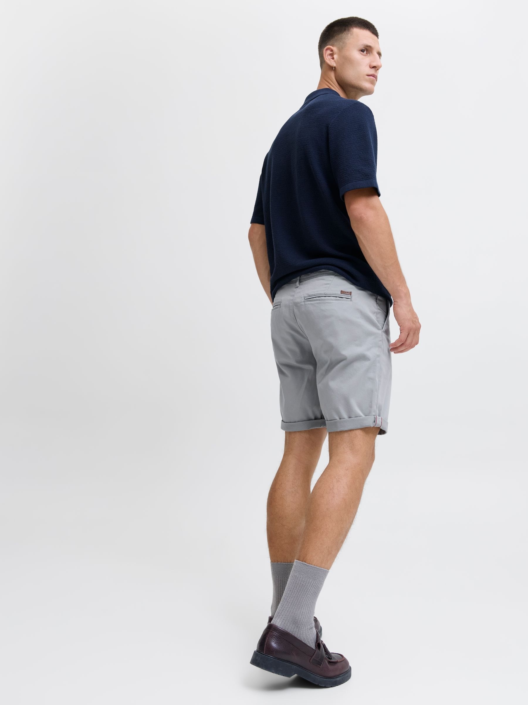 Jack & Jones Chinoshorts »JPSTBOWIE JJSHORTS S«  mit Aufschlag