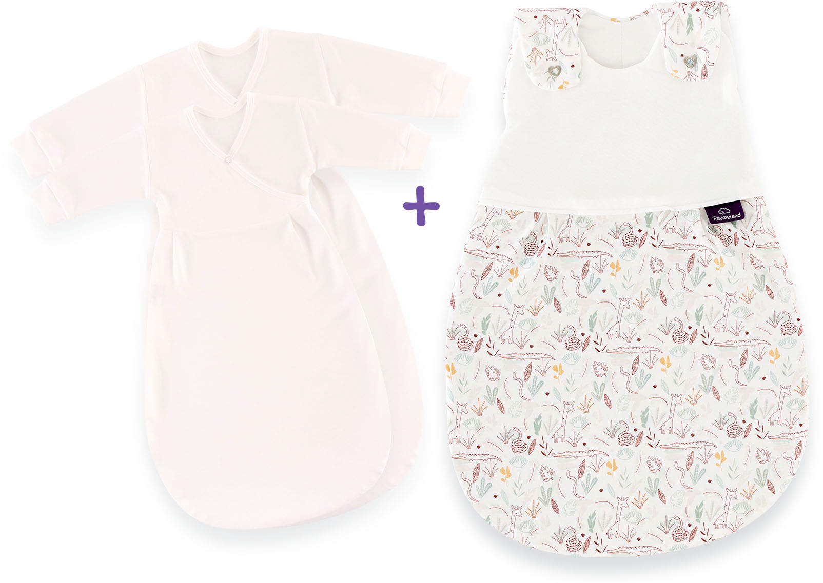 Träumeland Babyschlafsack "3 tlg Set LIEMBICH, Design Dschungel" günstig online kaufen