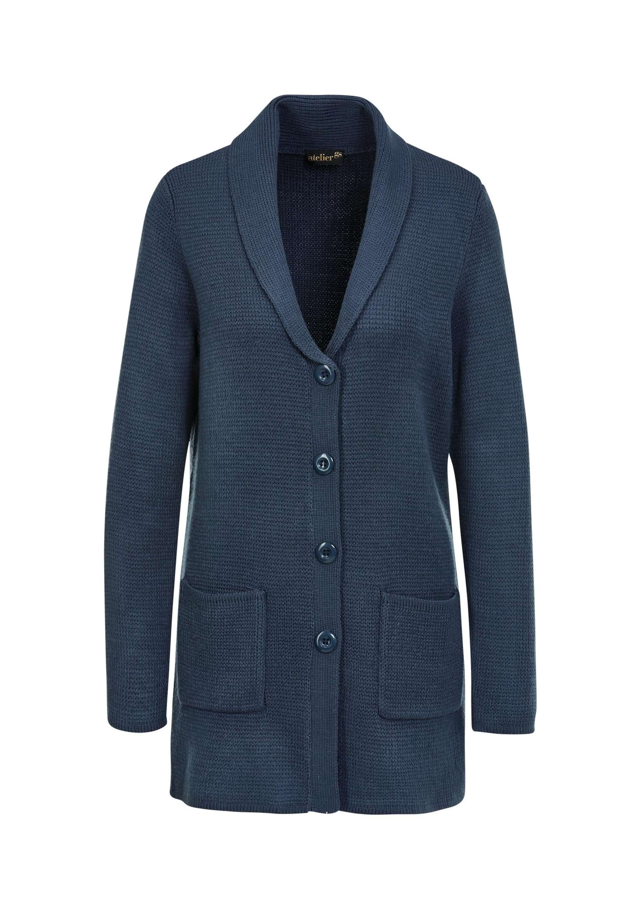 GOLDNER Strickjacke "Kurzgröße Kuschelweiche, kaschierende Strickjacke" Ohn günstig online kaufen