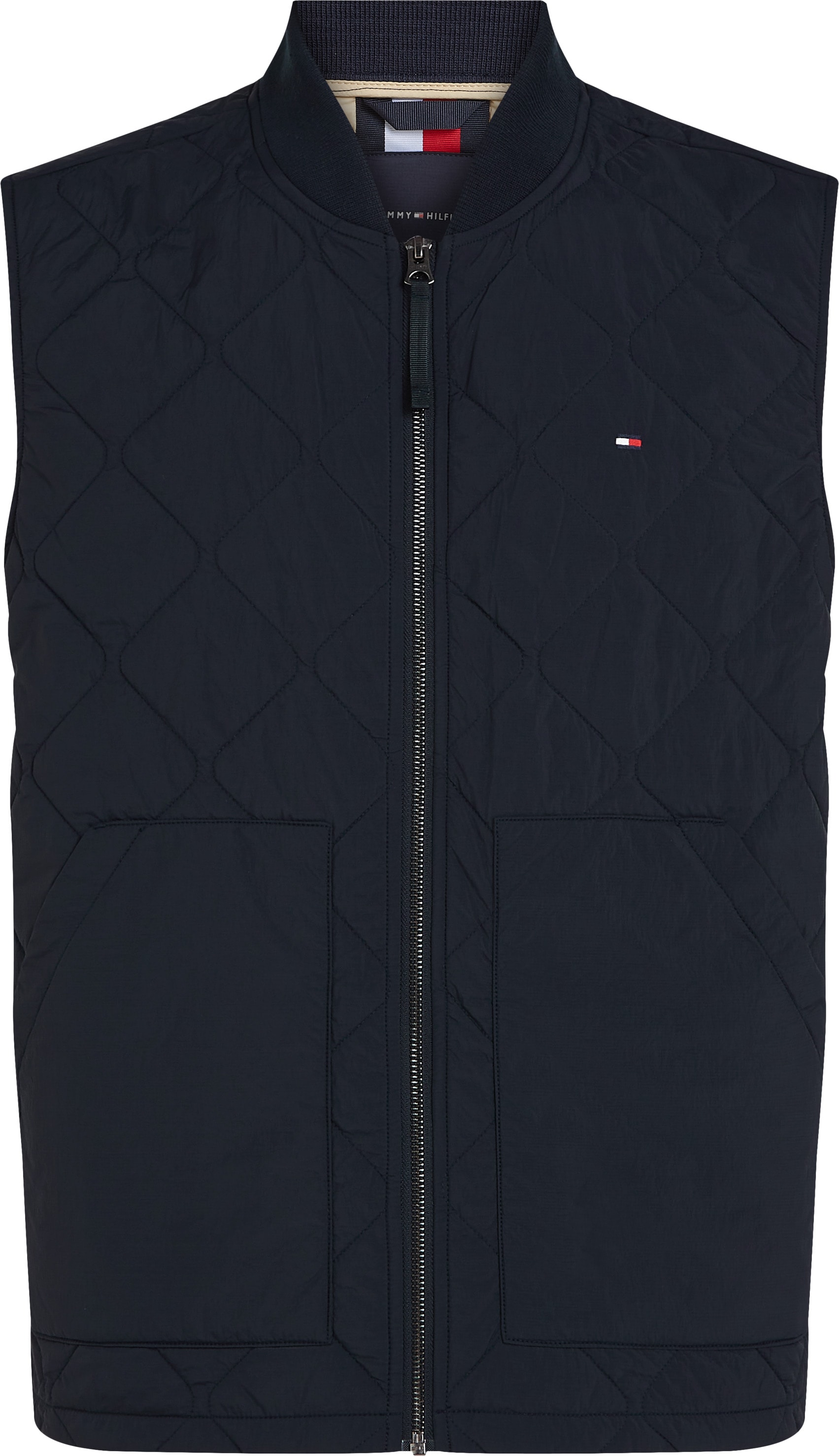 Tommy Hilfiger Steppweste »DIAMOND QUILTED VEST«, mit Rautenmuster
