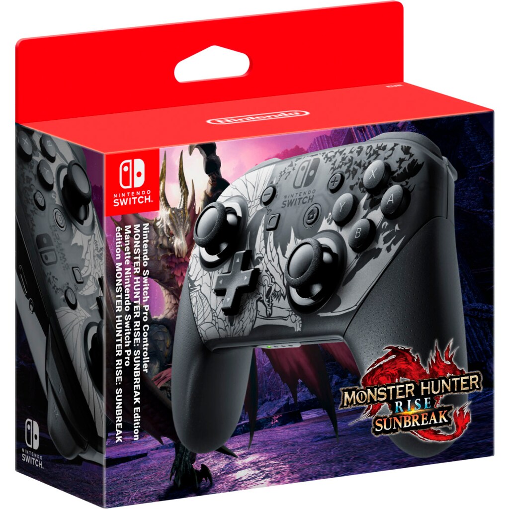 Nintendo Switch Controller »Pro Controller Monster Hunter Rise Sunbreak Edition«, (1 St.)