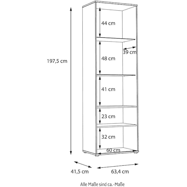 FORTE Vitrine, Höhe ca. 198 cm bestellen | BAUR