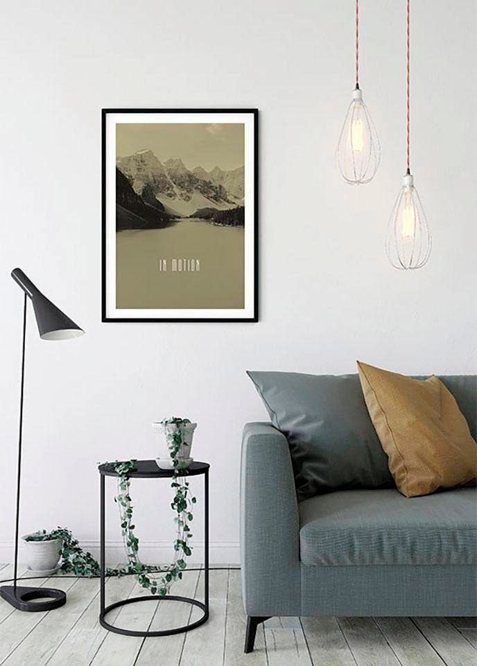 Komar Bild »Word Lake In Motion Sand«, Natur, (1 St.), Wandbild zur Dekoration - ohne Rahmen