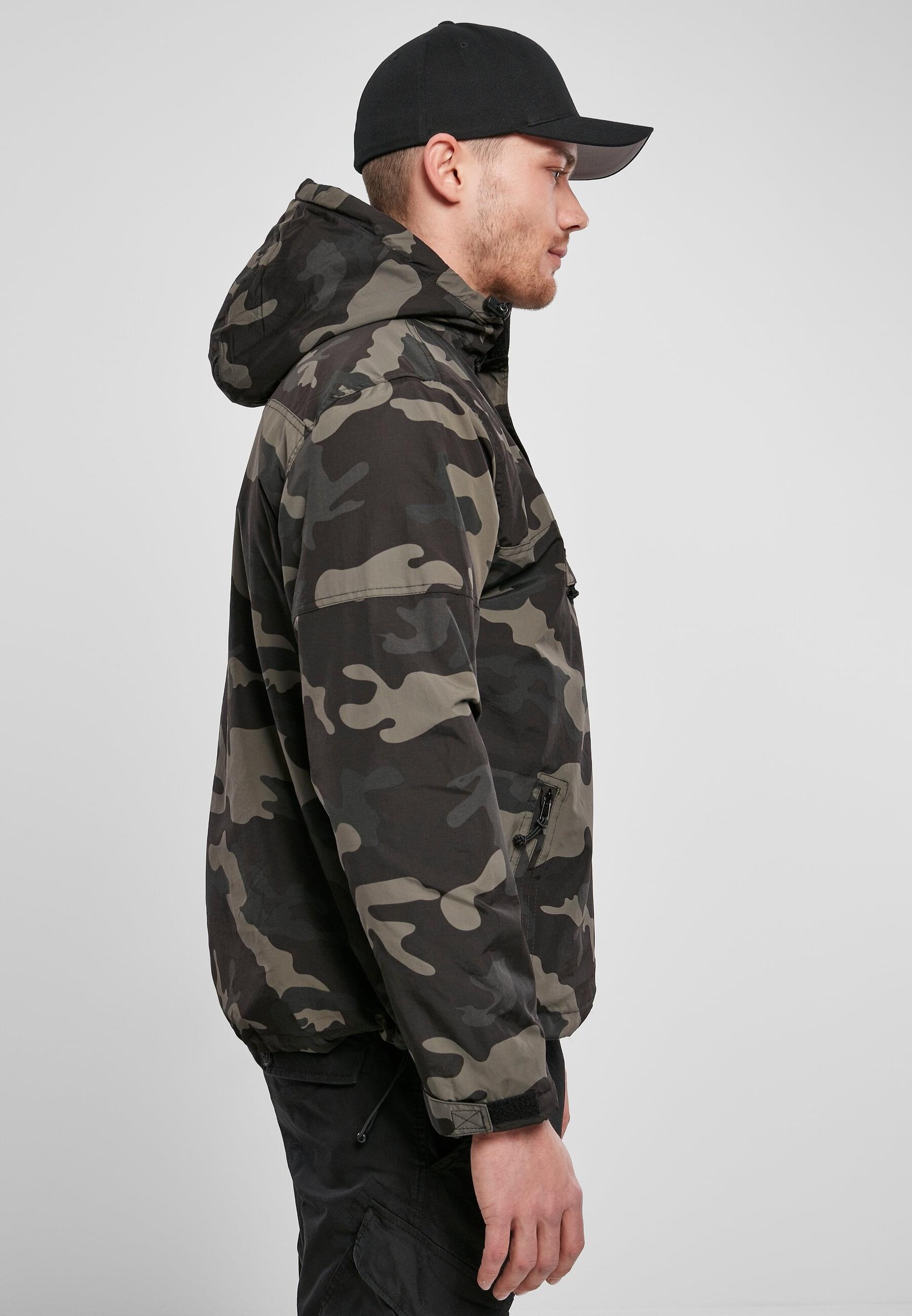 Brandit Anorak »Brandit Herren Fleece Pull Over Windbreaker«, (1 St.), mit Kapuze