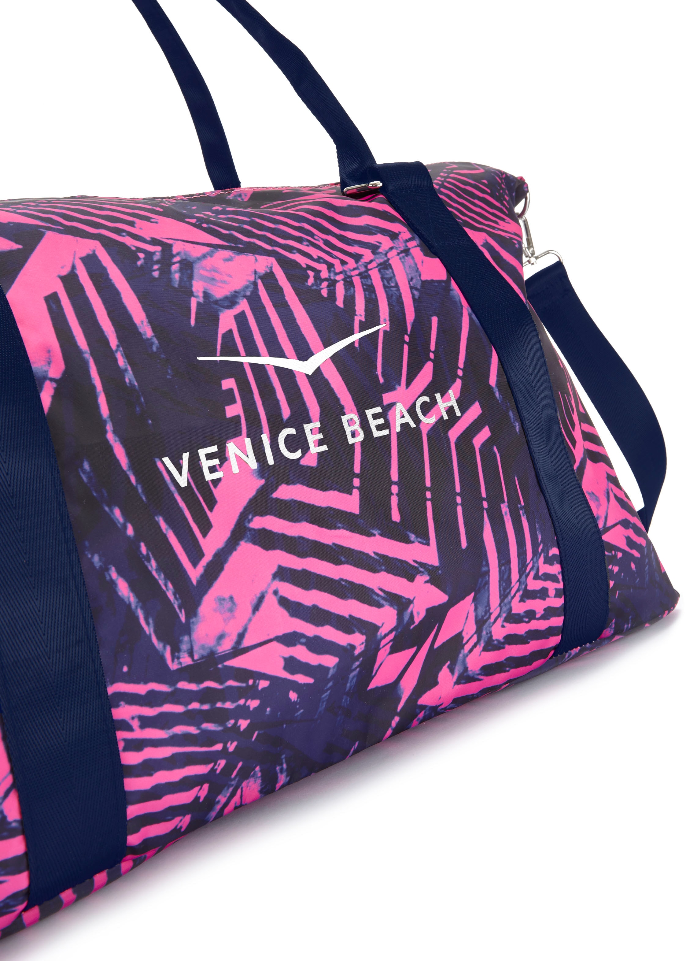 Venice Beach Sporttasche, große Umhängetasche, Weekender, Strandtasche mit Druck VEGAN