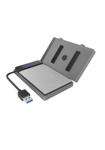 Festplatten-Gehäuse »ext. 2.5 SATA Gehäuse, USB 3.2 Gen 1, Werkzeuglos, Kunststoff,...