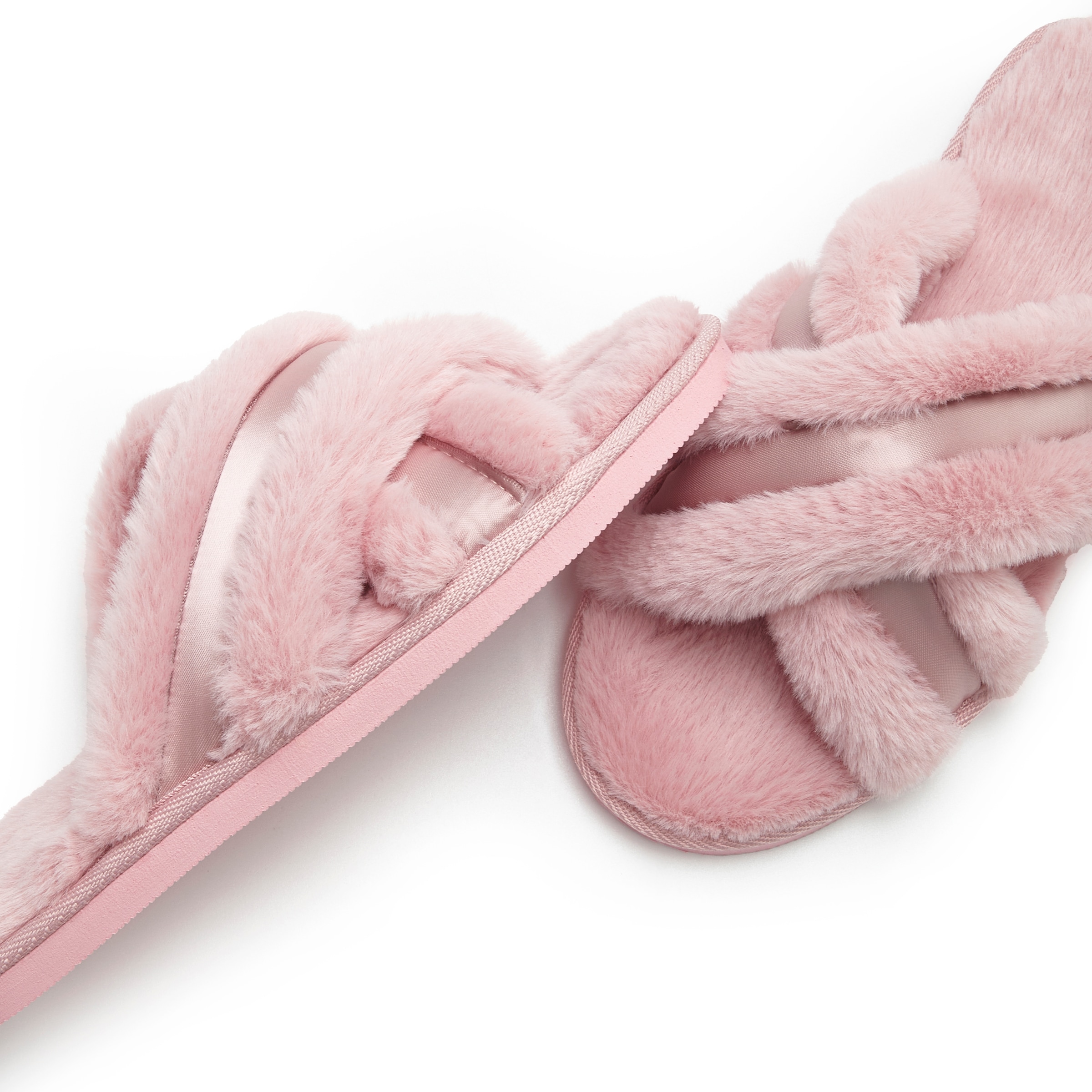 Vivance Pantolette »Hausschuh, Pantolette, Pantoffel, Mule, offener Schuh,«, mit Kreuzbandage VEGAN