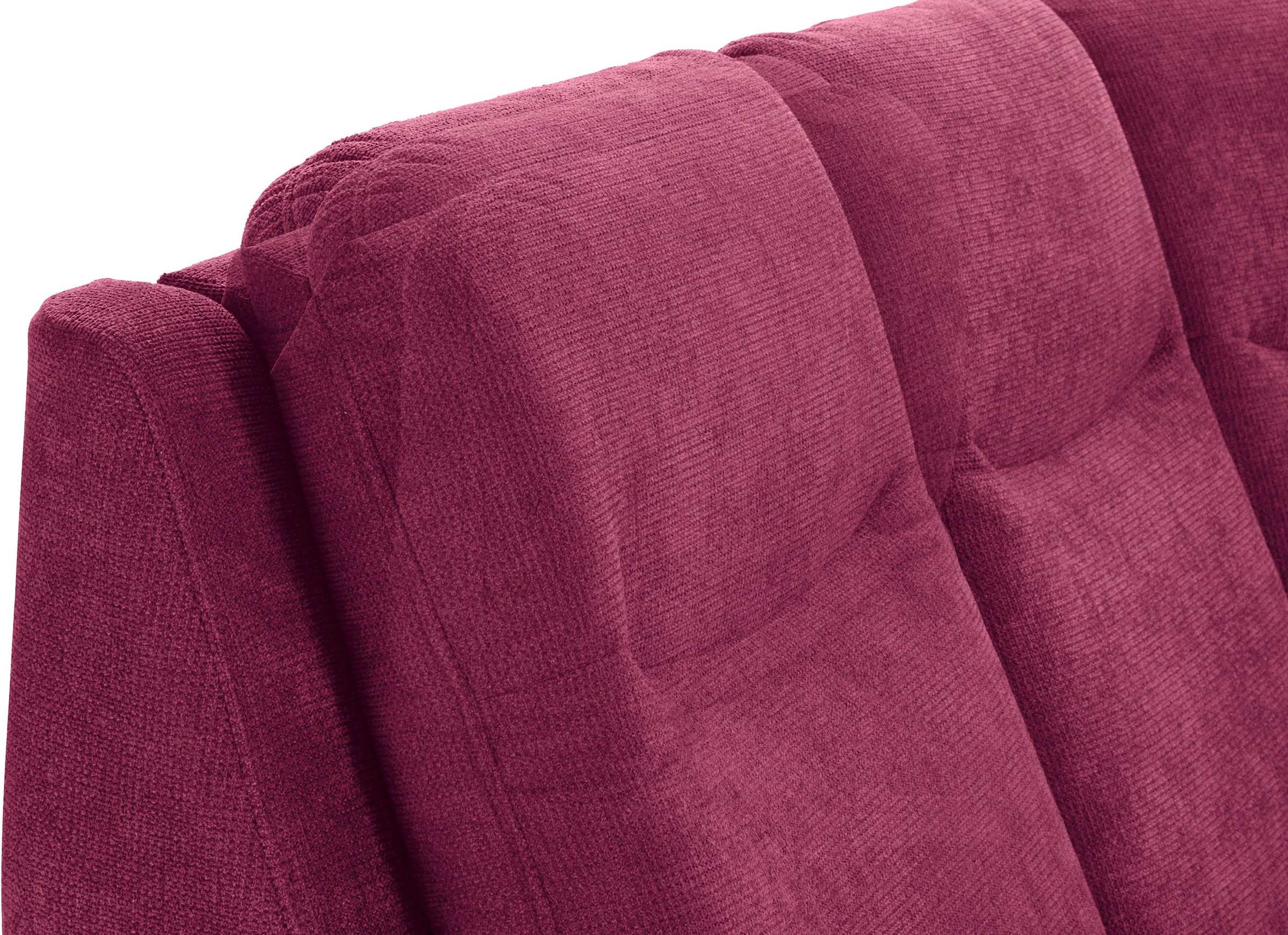 sit&more Ecksofa »Boccaccio L-Form«, mit Federkern und Kopfteilverstellung, wahlweise mit Bettfunktion