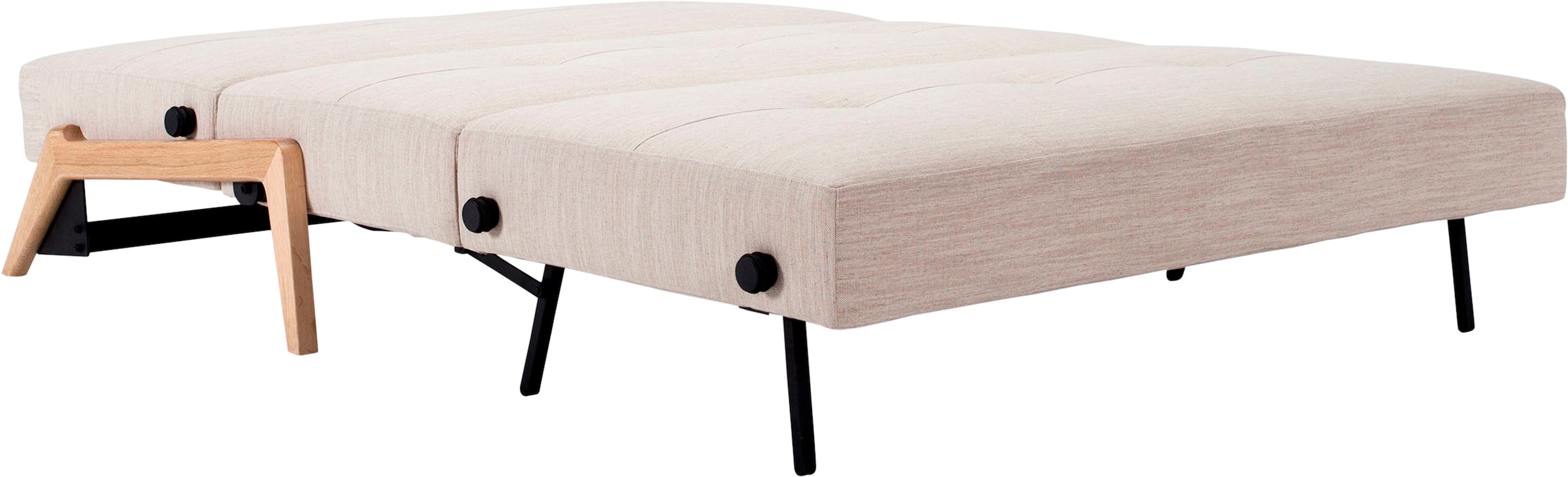 INNOVATION LIVING ™ Schlafsofa »Cubed Klappsofa, hochwertige Schlaffunktion, Design und extra Komfort«, Frontauszug, sehr platzsparend, abgewinkelt Sitzen, waagerecht liegen