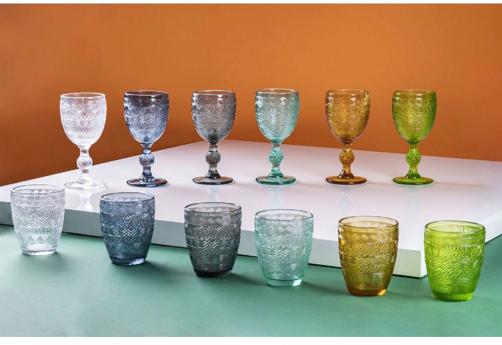 Villa d'Este Gläser-Set »New Mexico«, (Set, 6 tlg.), Wassergläser-Set, 6-teilig, Inhalt 300 ml