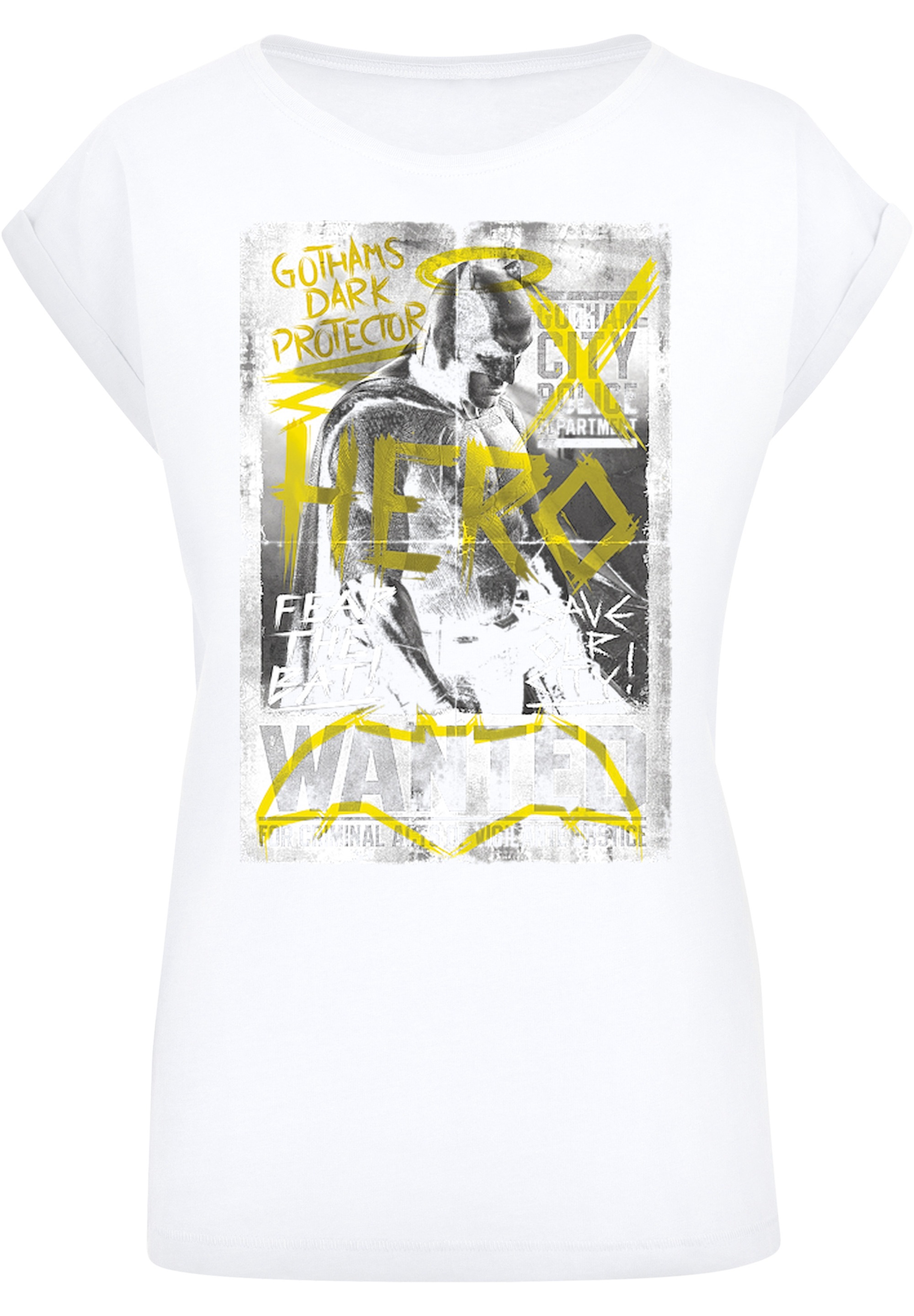F4NT4STIC T-Shirt »DC Comics Batman vs Superman Wanted Poster«, Print
