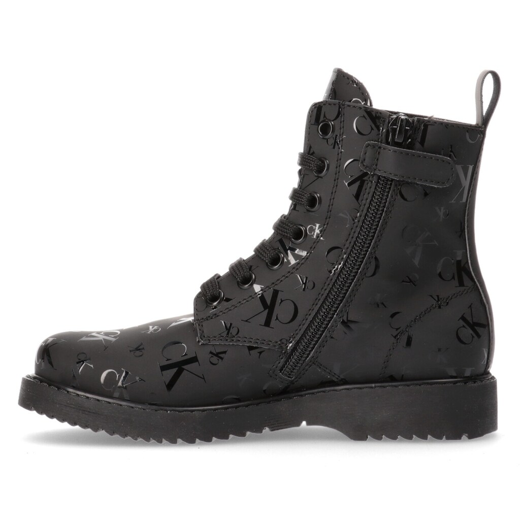 Calvin Klein Jeans Schnürboots »LACE-UP BOOTIE BLACK«