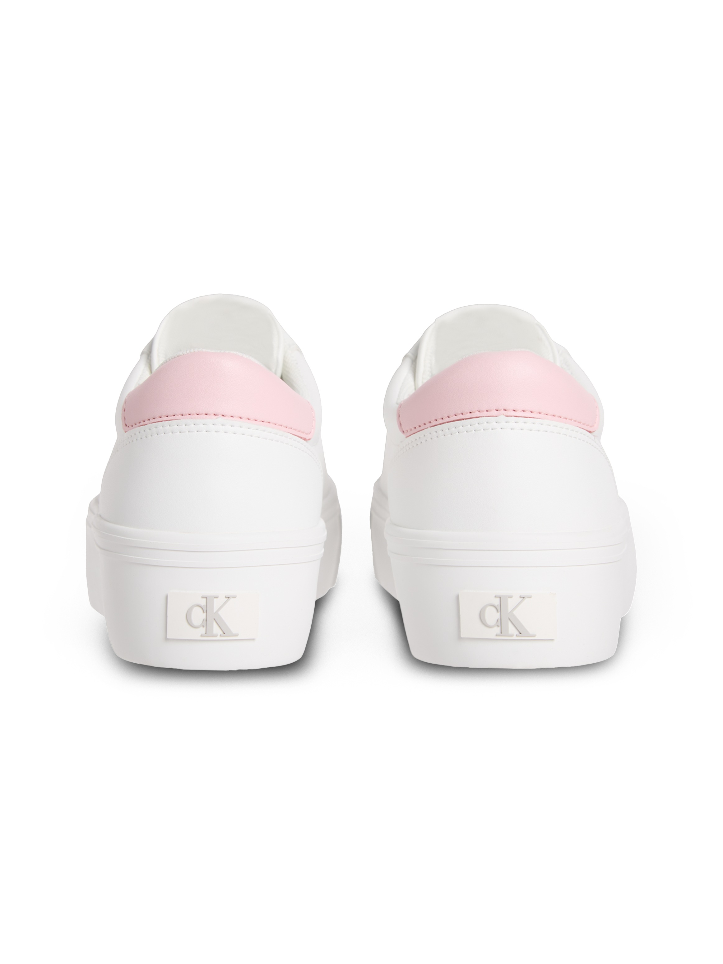 Calvin Klein Jeans Plateausneaker »VULC FLATF LTH LOGO TAG«, Schnürschuh, Halbschuh, Freizeitsneaker mit softem Schaftrand
