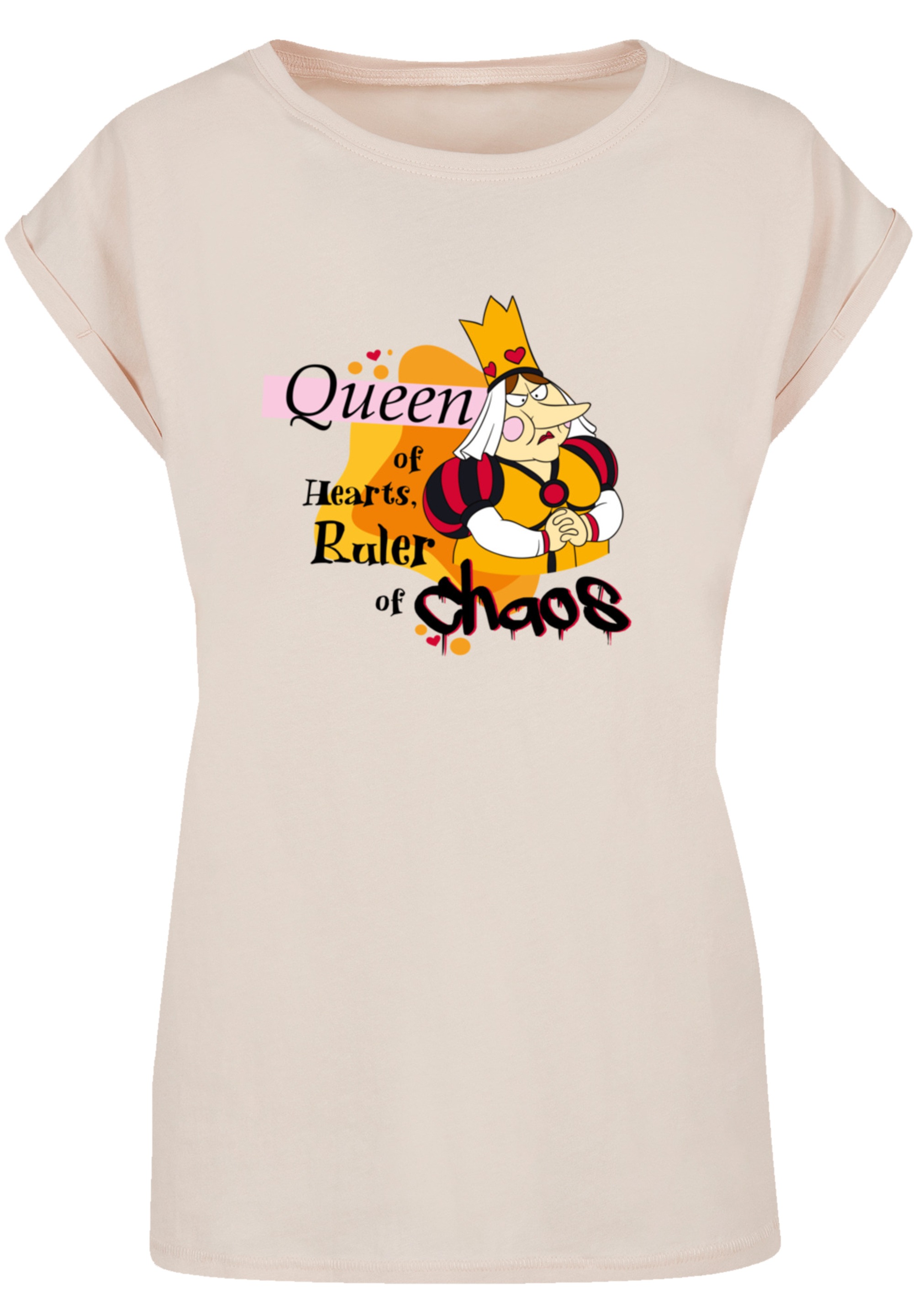 F4NT4STIC T-Shirt »Alice im Wunderland Queen Of Hearts« Retro, Heroes of Childhood, TV Serie