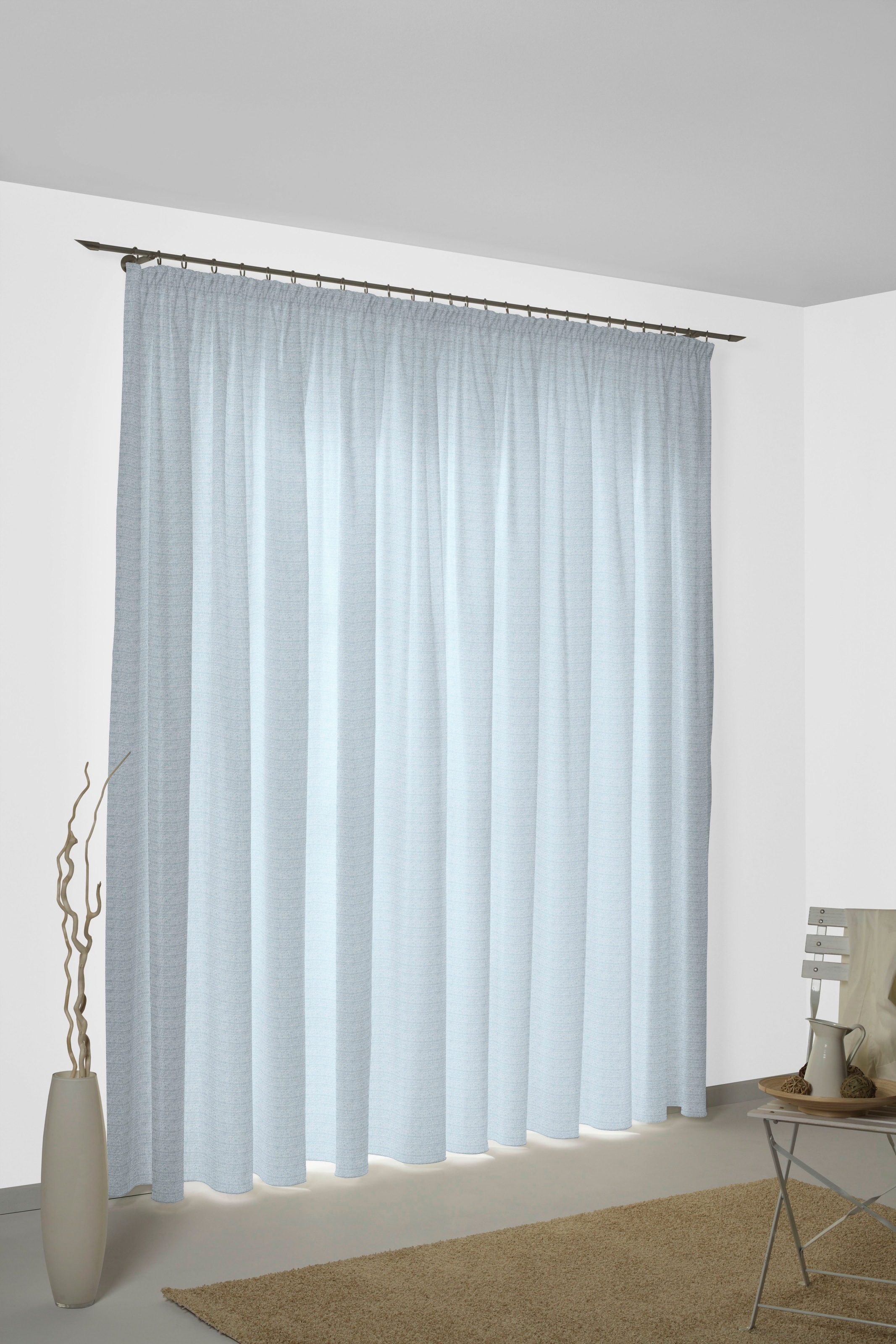 Wirth Vorhang "Berwick" Kräuselband 1 Stk. tlg. günstig online kaufen