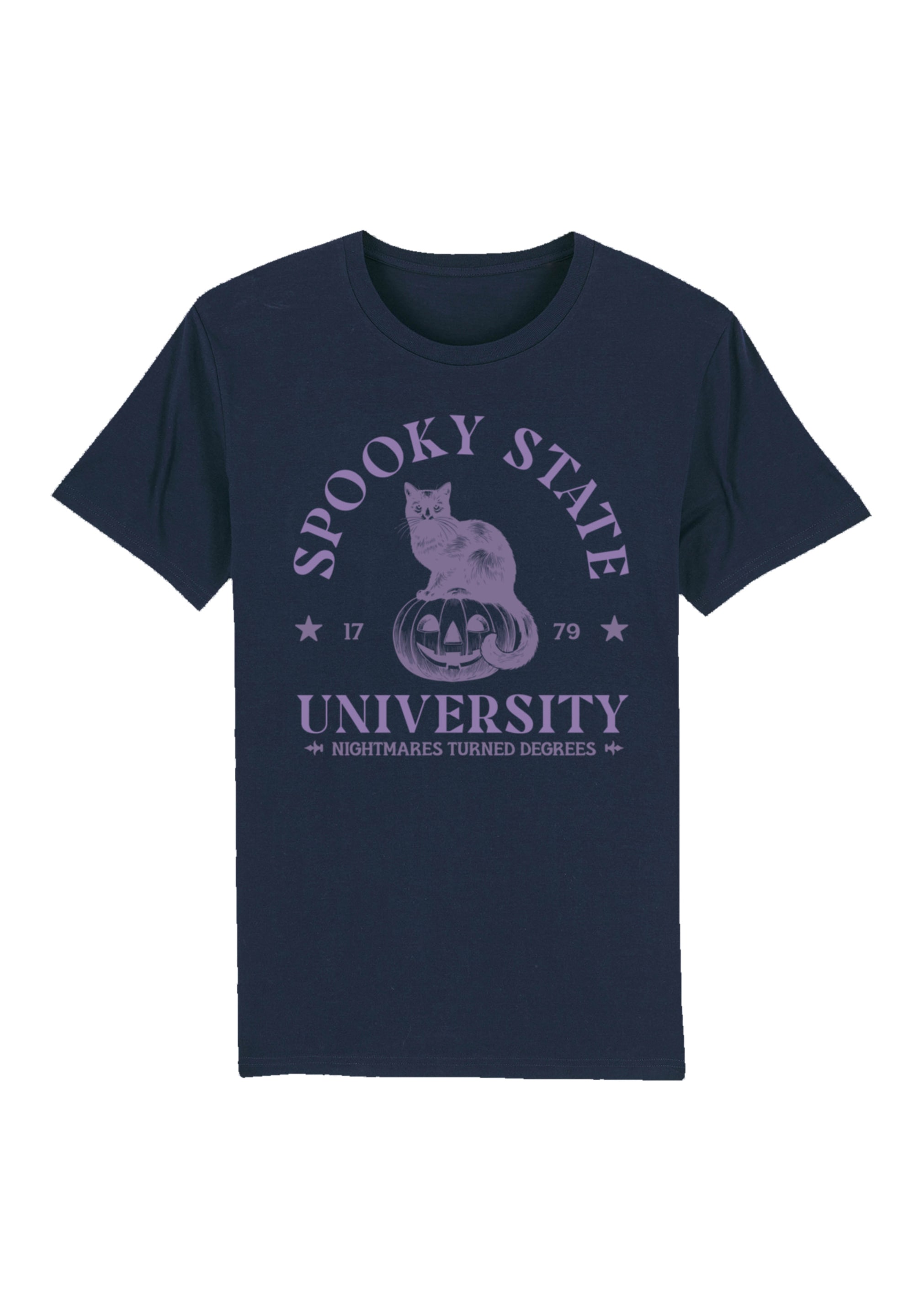 F4NT4STIC T-Shirt "Halloween University Spooky state cat", Premium Qualität günstig online kaufen