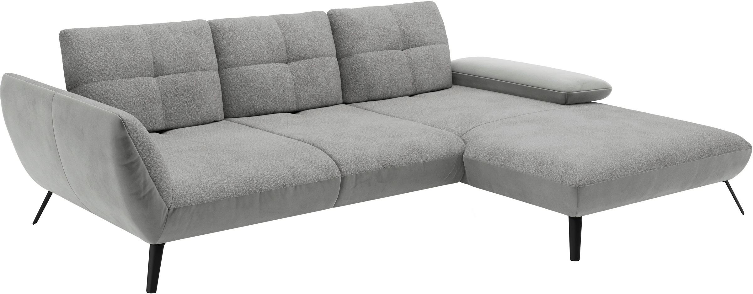 Places of Style Ecksofa »Mikado L-Form«, inkl. Sitztiefenverstellung und Armteilverstellung